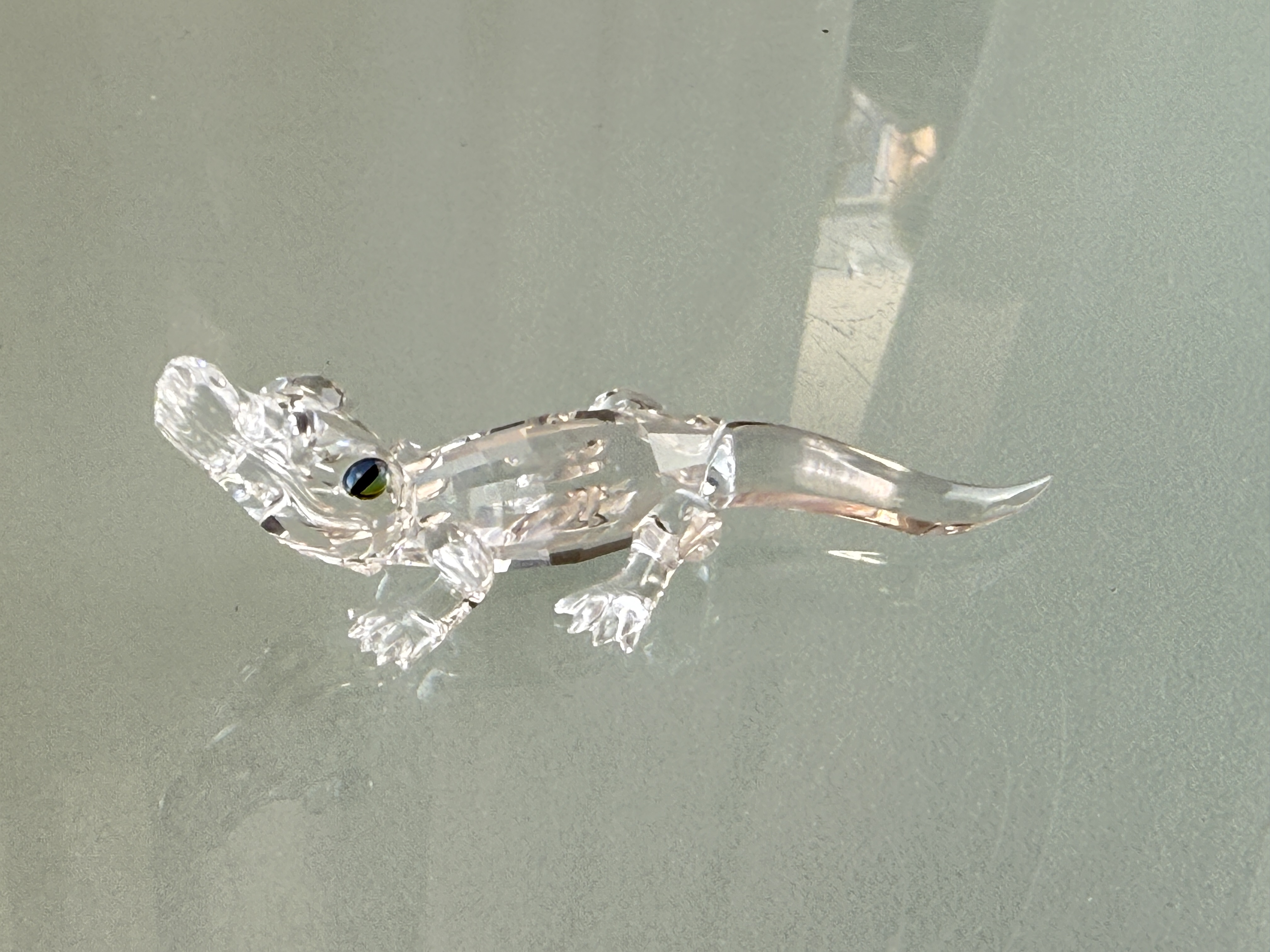  Swarovski Figur 221629 Krokodil 8,5 cm. Top Zustand  