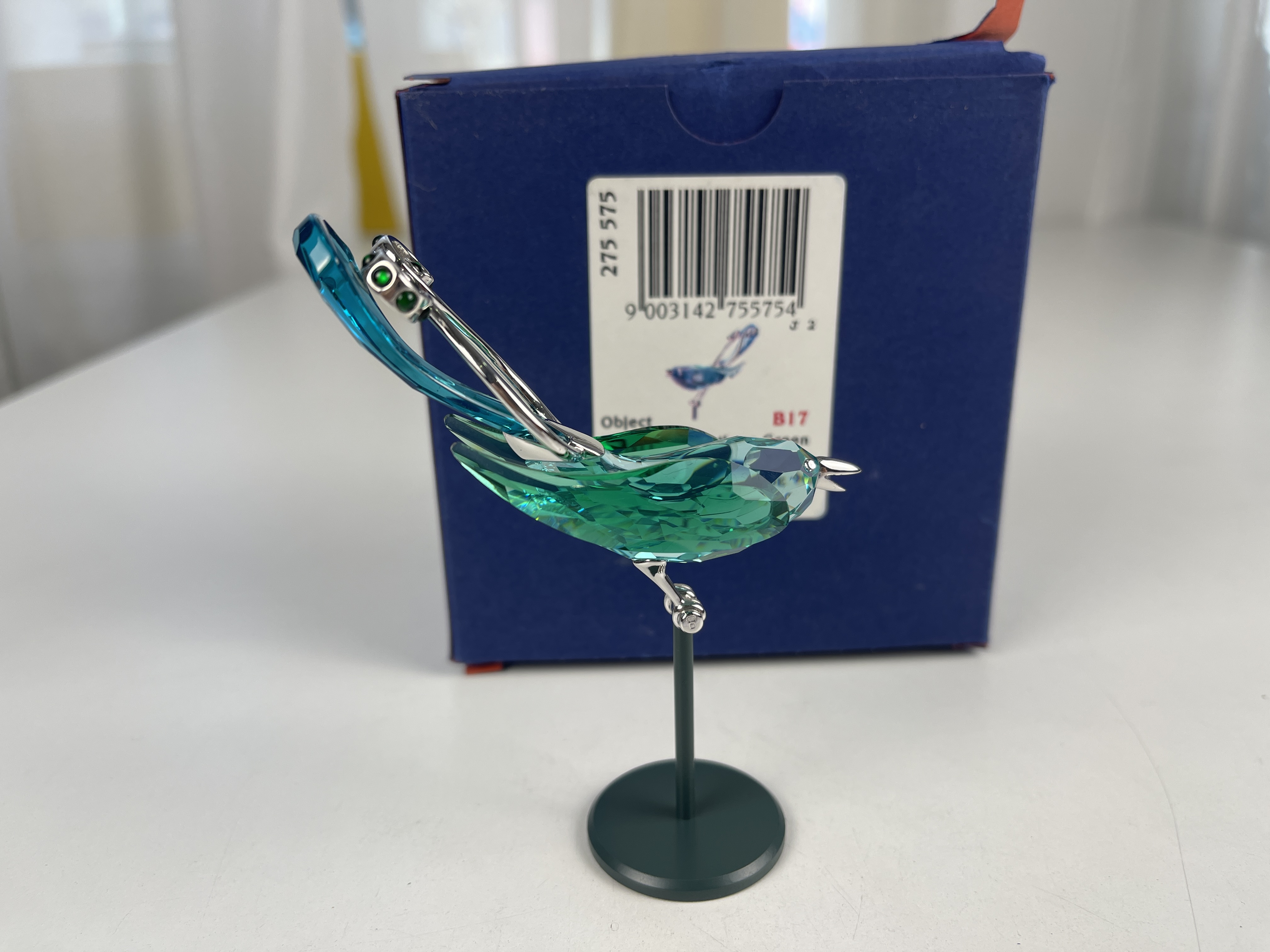 Swarovski Figur 275574 Paradise Baoli Vogel 8,2 cm Top Zustand  + OVP & Zertifikat   