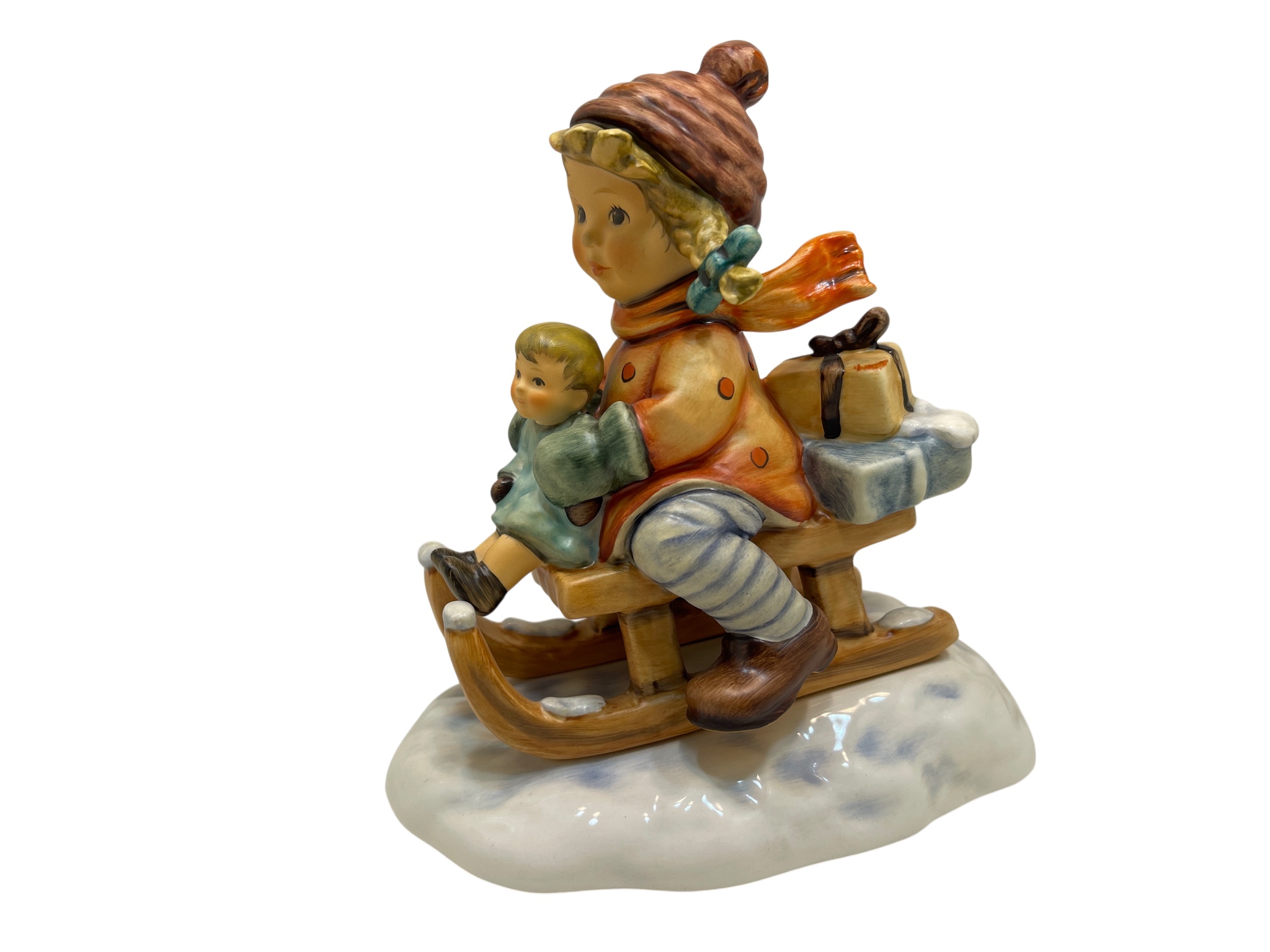 M.I. Hummel Figur 2014/I Aus der Bahn 14,5 cm. 1 Wahl. kleiner Defekt