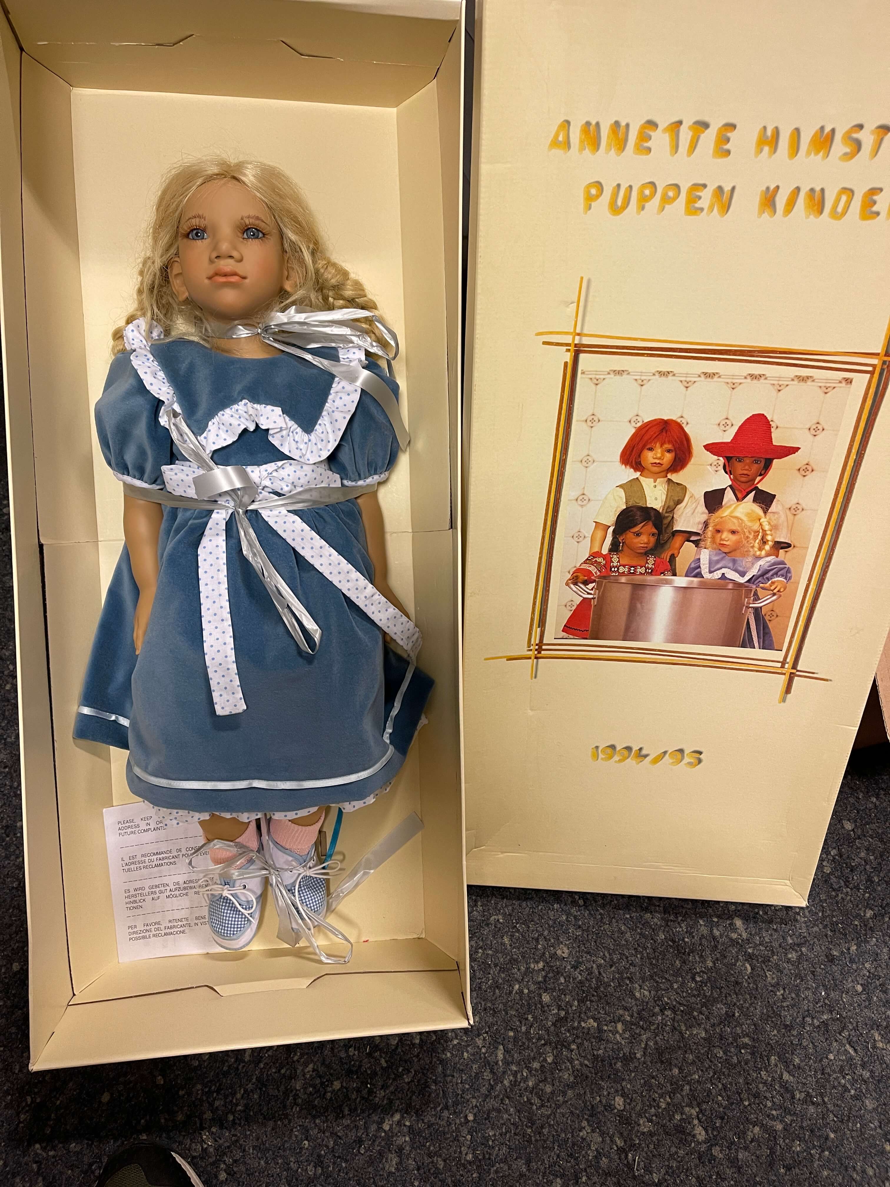 Annette Himstedt Puppe Alke 70 cm. Top Zustand. 