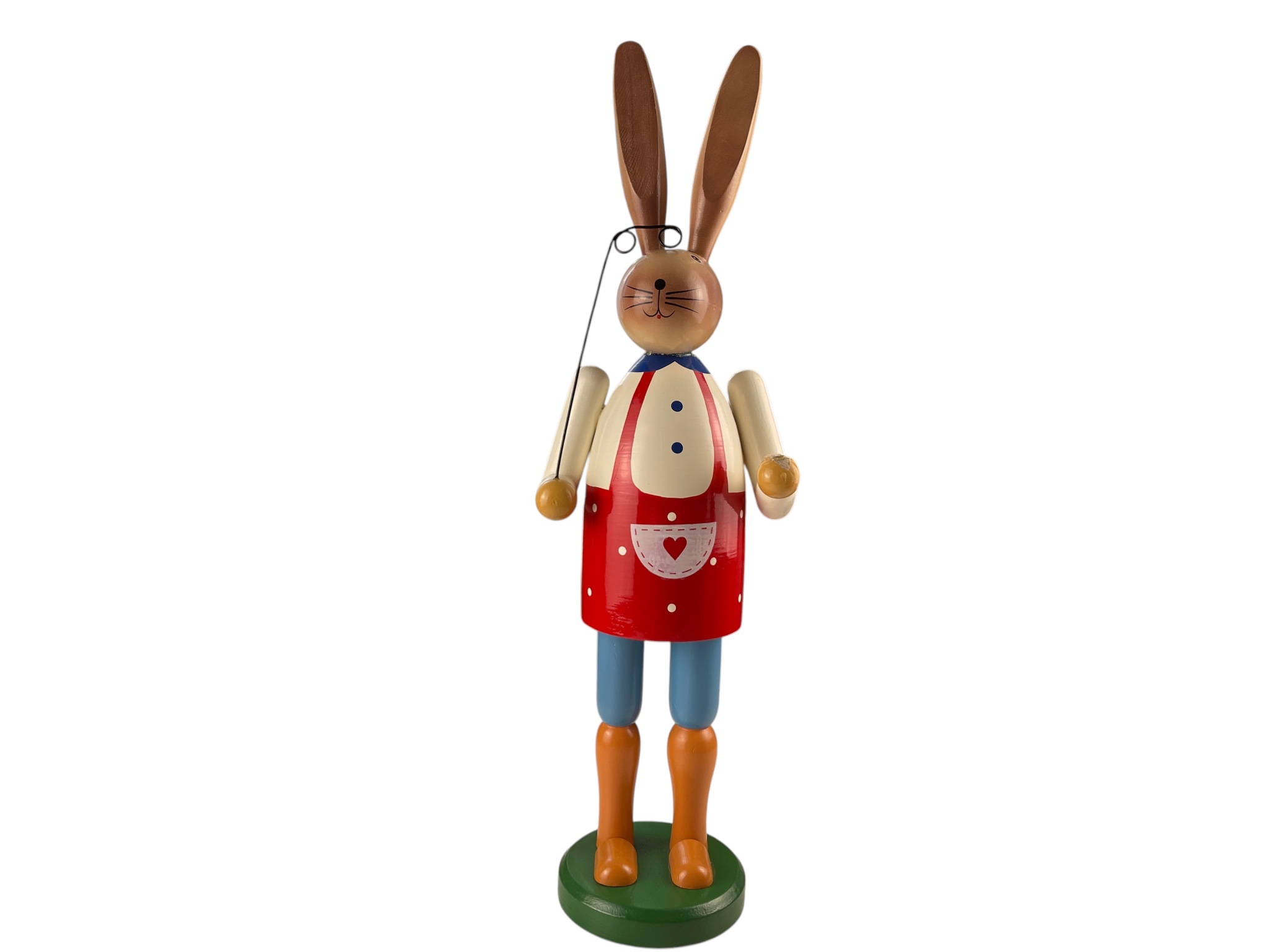 Erzgebirge Sammler Figur Hase 48 cm. Zustand siehe Fotos