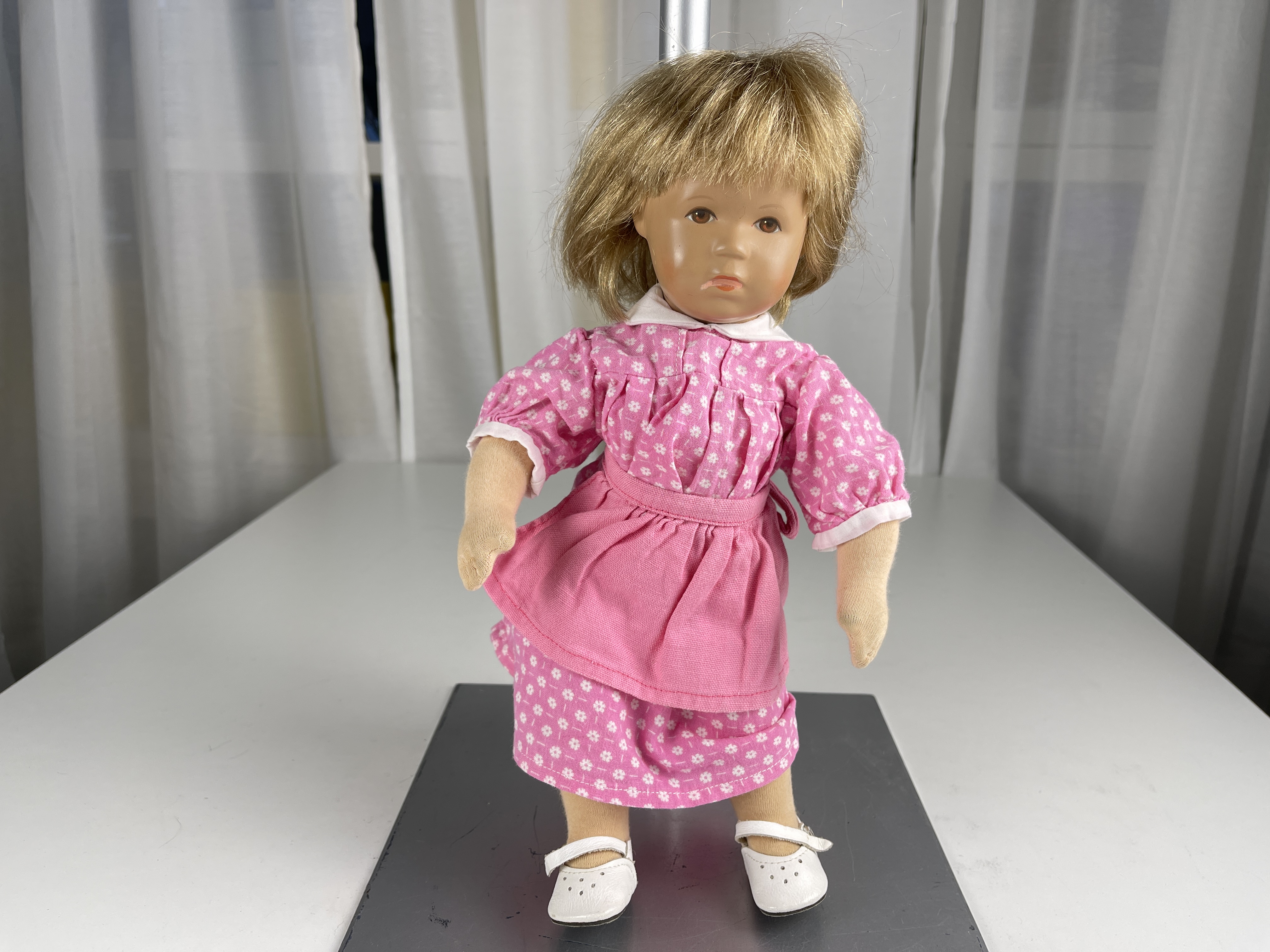 Käthe Kruse Puppe Sammlerpuppe 33 cm Top Zustand Siehe Fotos  