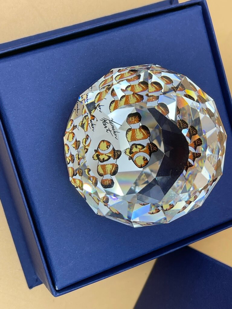 Swarovski Figur 839434 Briefbeschwerer Harmony 6 cm. Mit Ovp & Zertifikat.