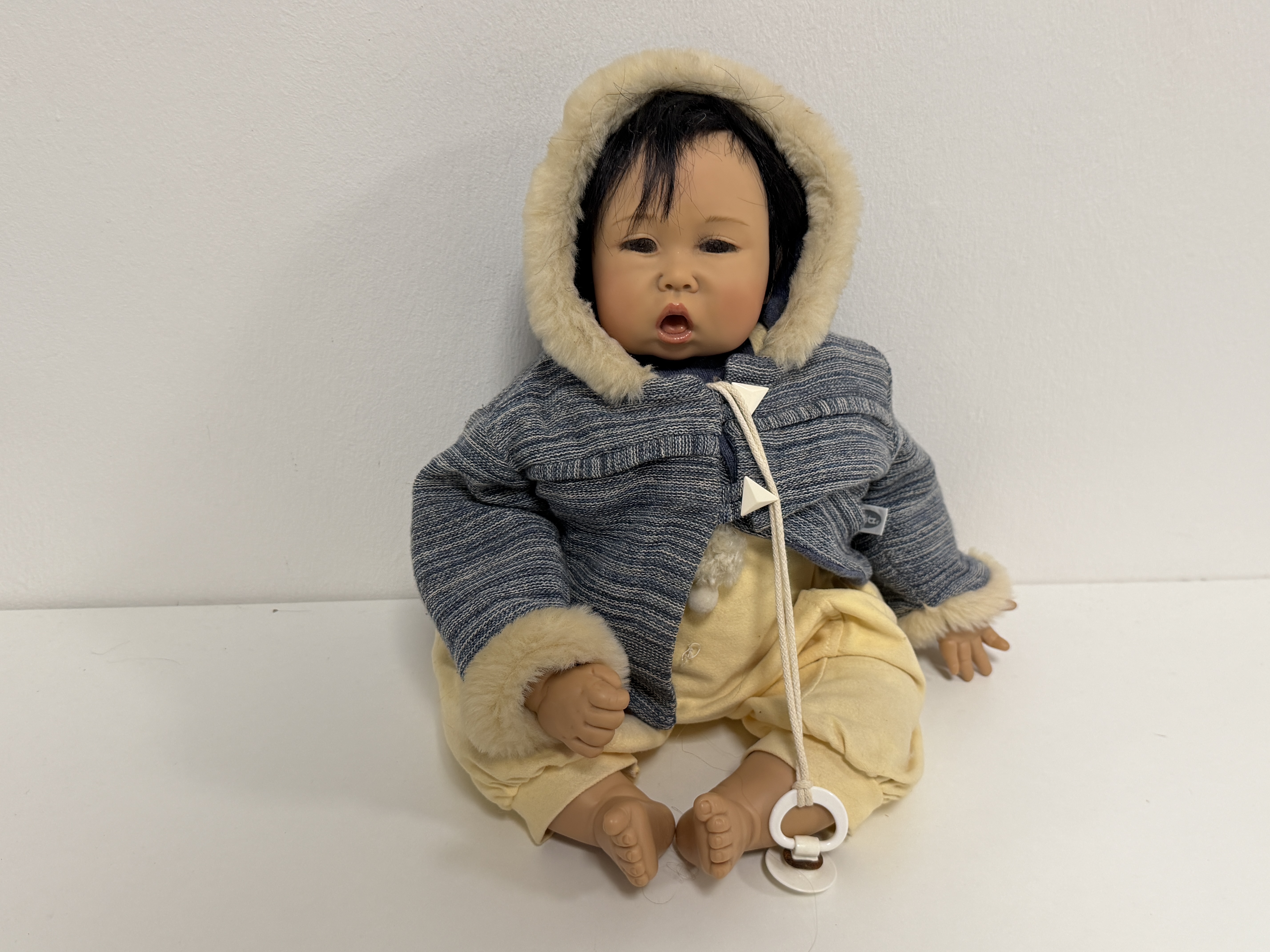 Carin Lossnitzer Künstlerpuppe Vinyl Puppe 52 cm. Top Zustand 