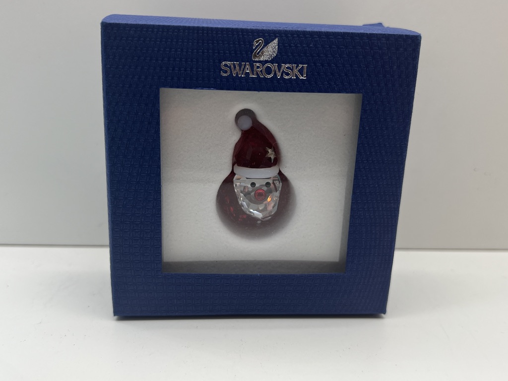 Swarovski Figur 1143323 Schaukelnder Weihnachtsmann 5 cm. Ovp & Zertifikat.  Top Zustand   