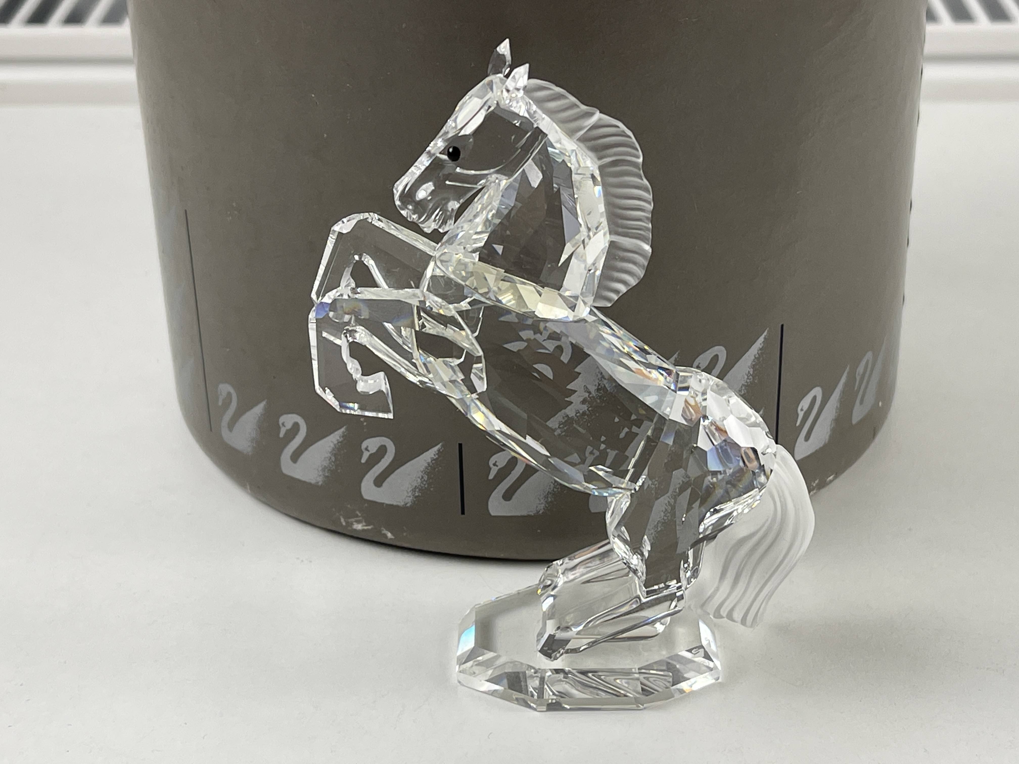  Swarovski Figur 174958 Weißer Hengst 11 cm mit Ovp & Zertifikat Top Zustand 