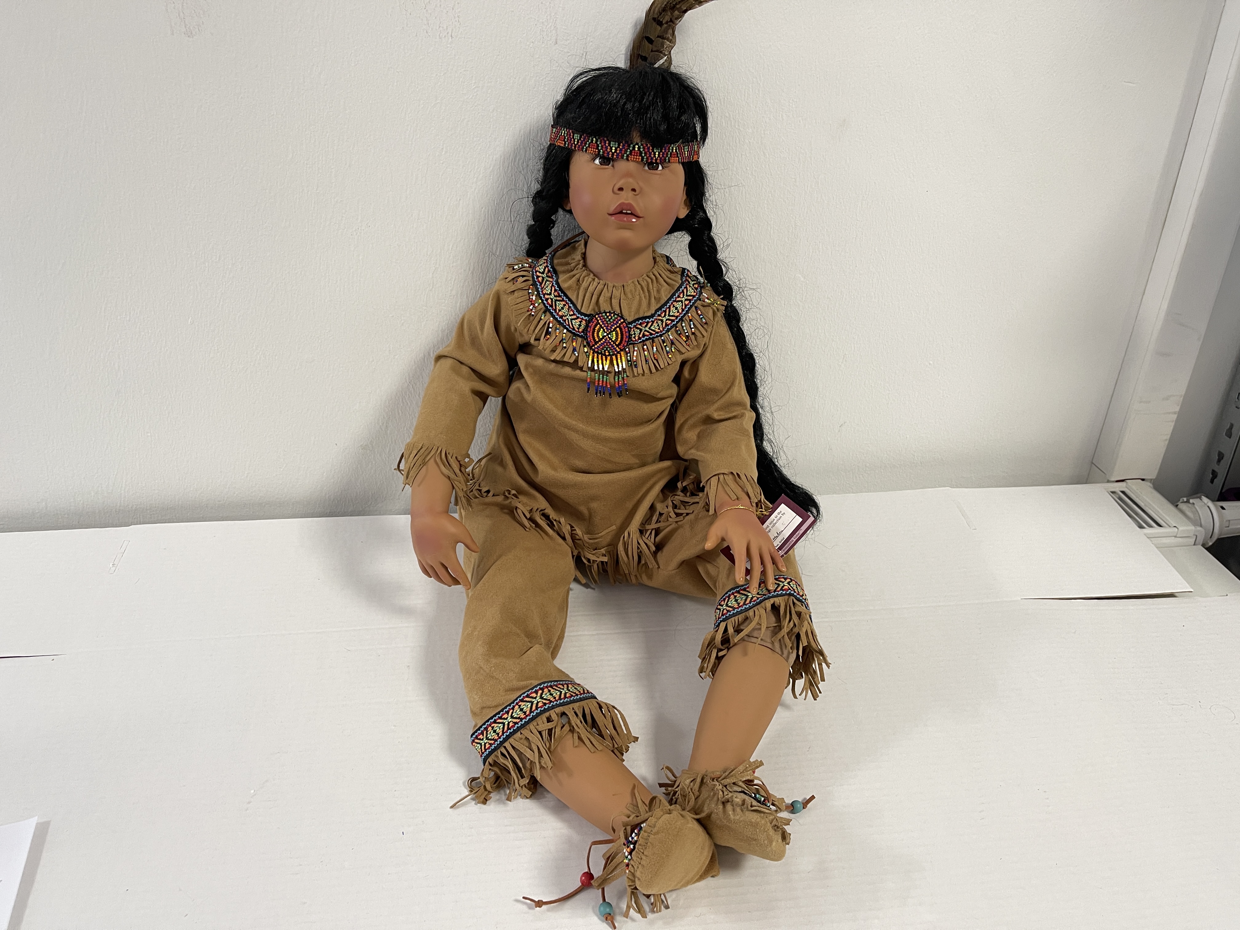 Ashton Drake Julie Fischer Künstlerpuppe Vinyl Puppe 77 cm Top Zustand