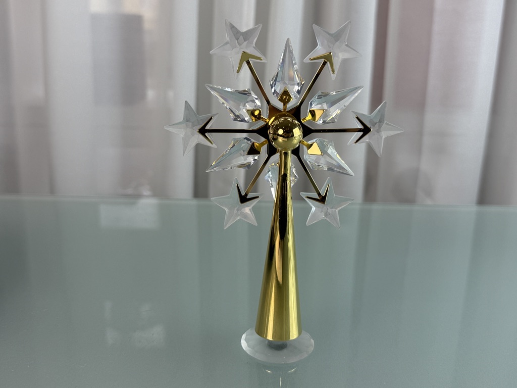  Swarovski Figur 632785 Tree Topper Gold 16,2 cm Top Zustand   