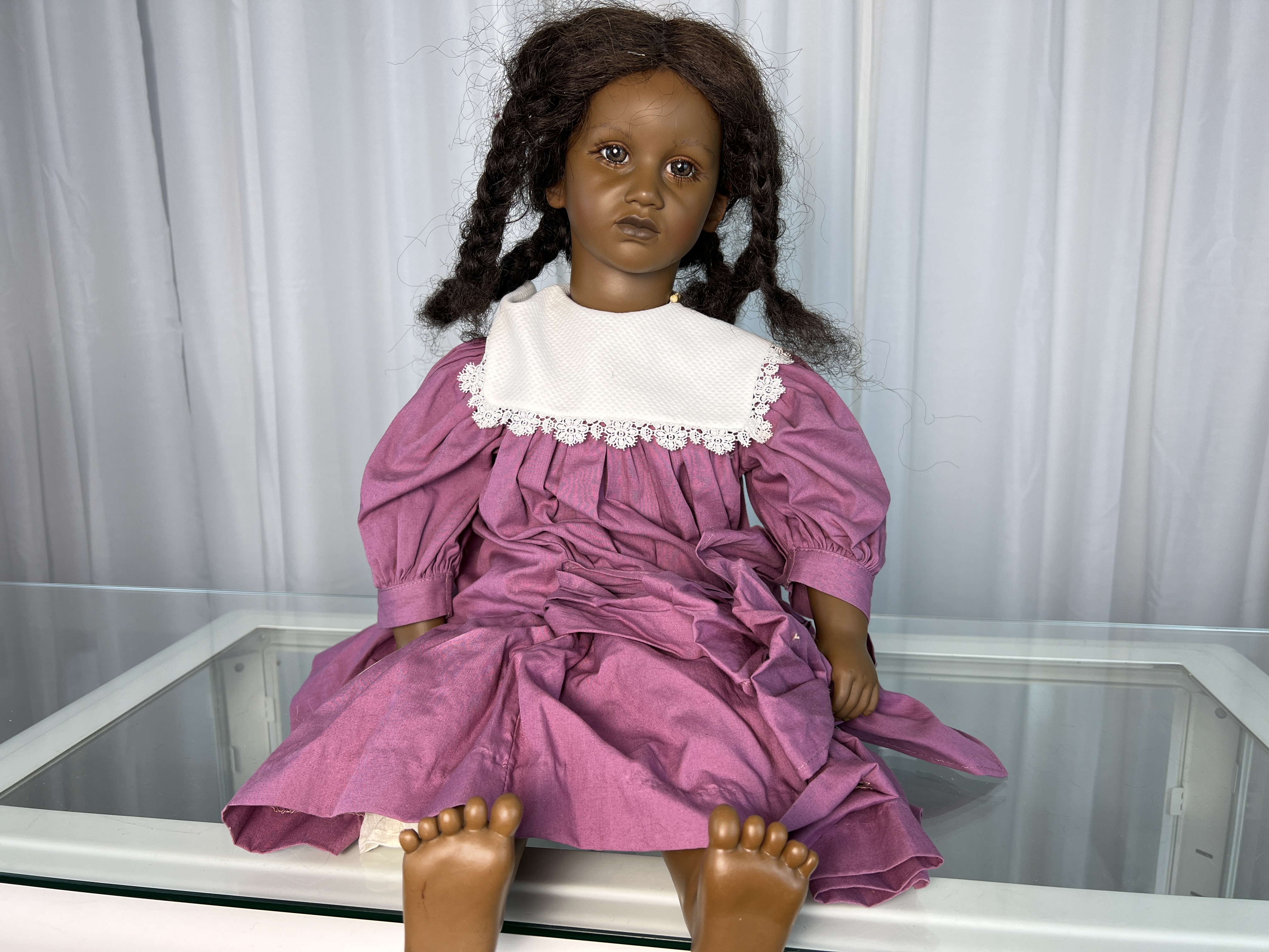 Annette Himstedt Puppe Fatou 60 cm. Top Zustand