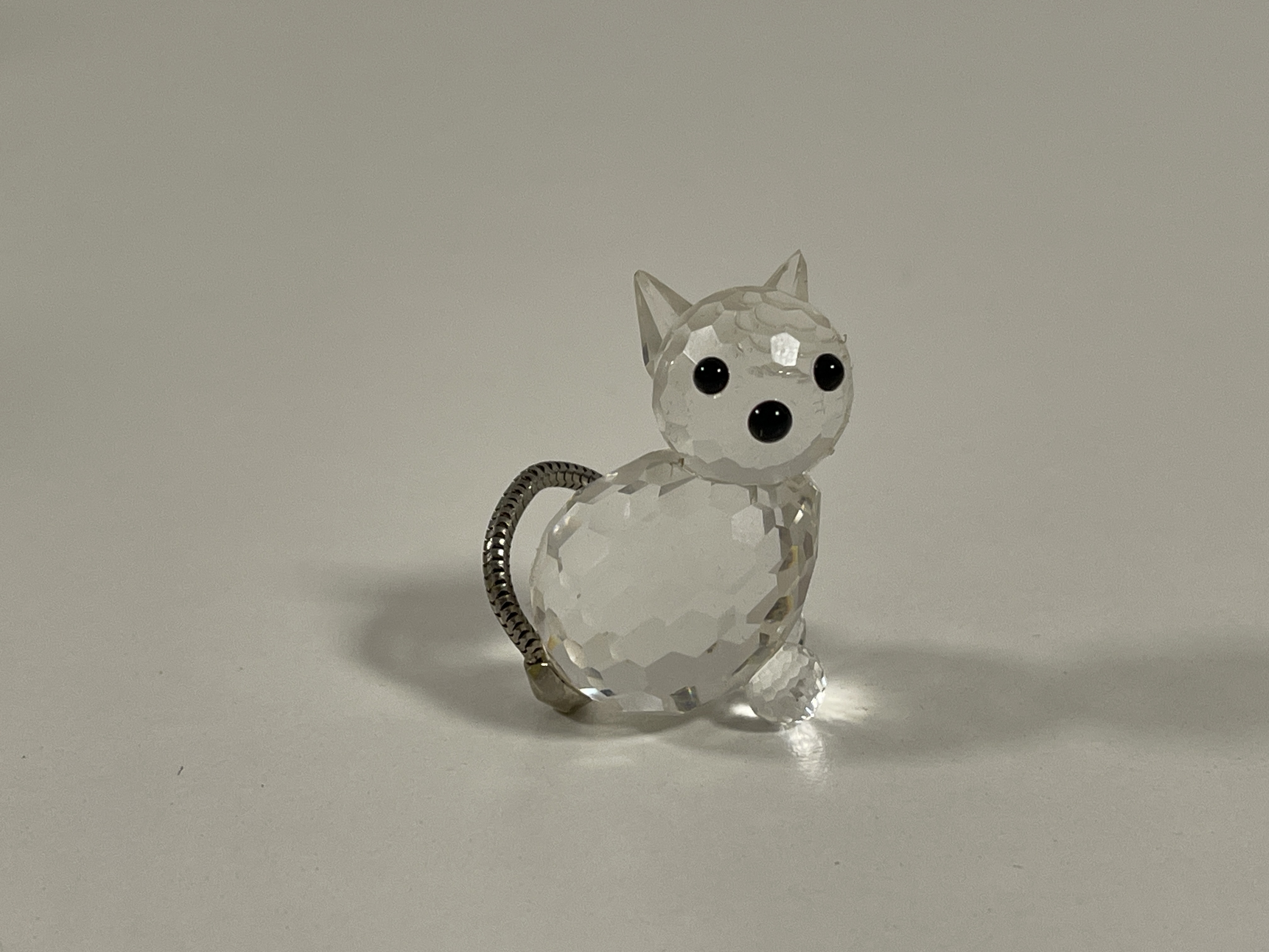 Swarovski Figur 010011 Katze 3,3 cm. Top Zustand      