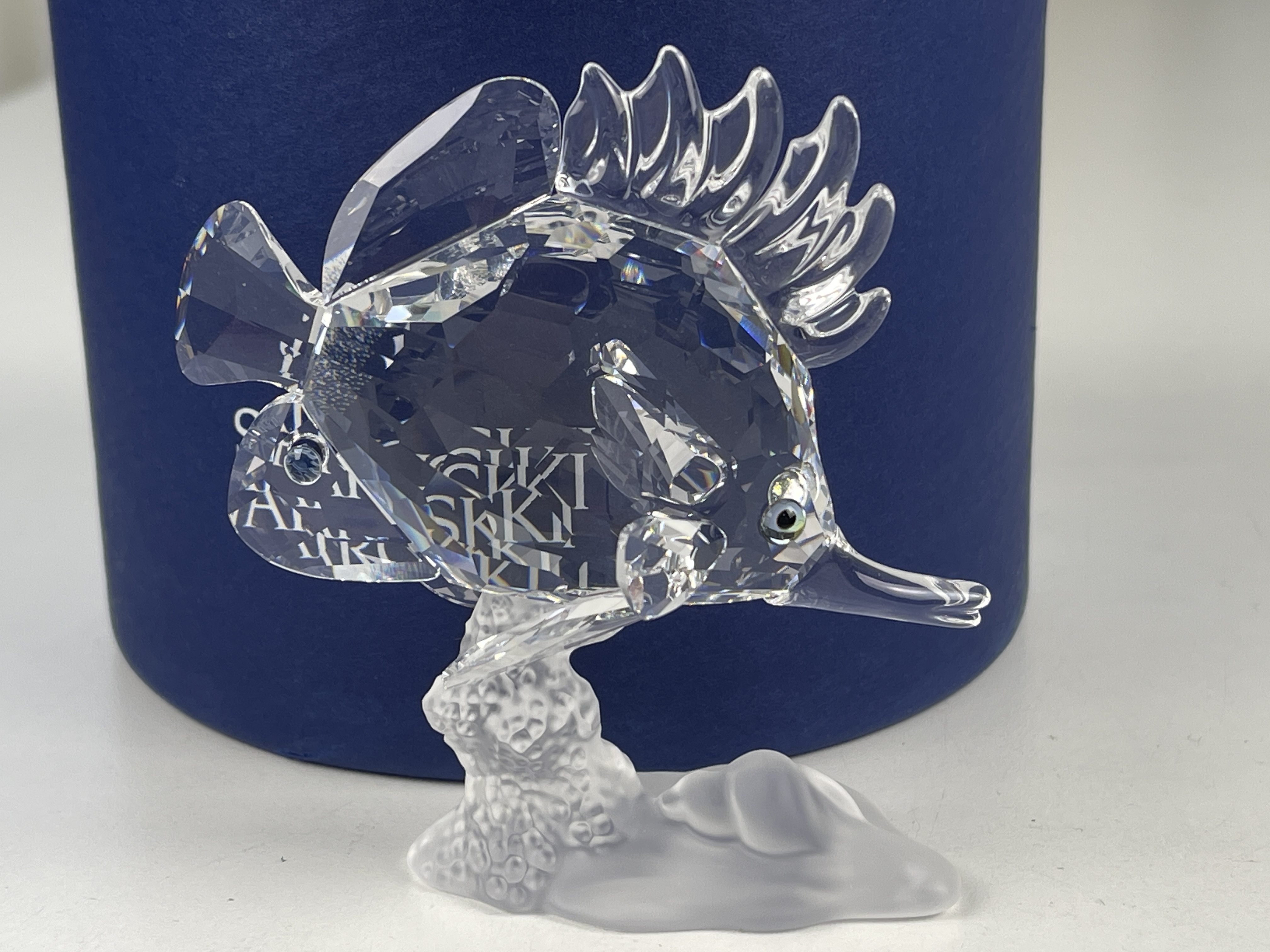 Swarovski Figur 666567 Pinzettenfisch 9 cm. Ovp & Zertifikat Top Zustand 