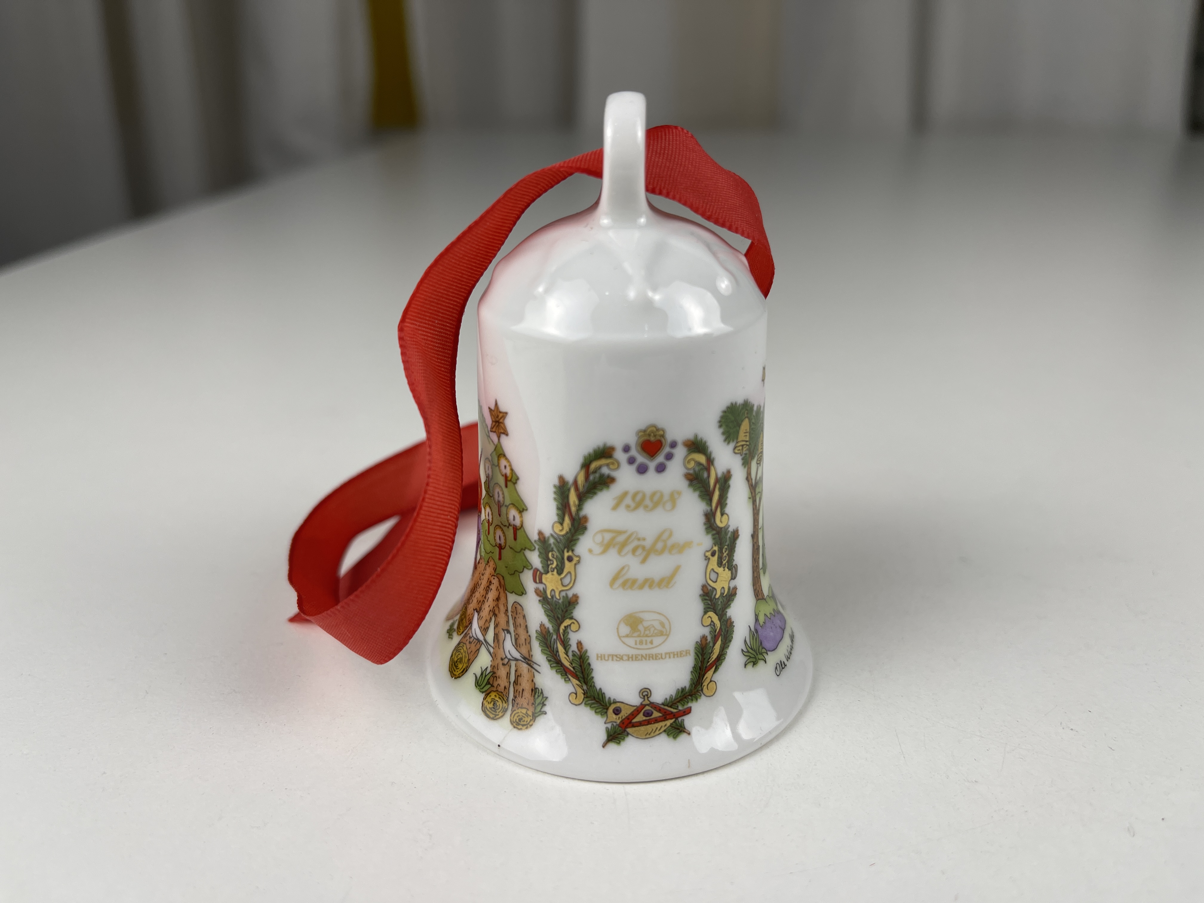  Hutschenreuther 1998. Weihnachtsglocke 7 cm. Top Zustand.      