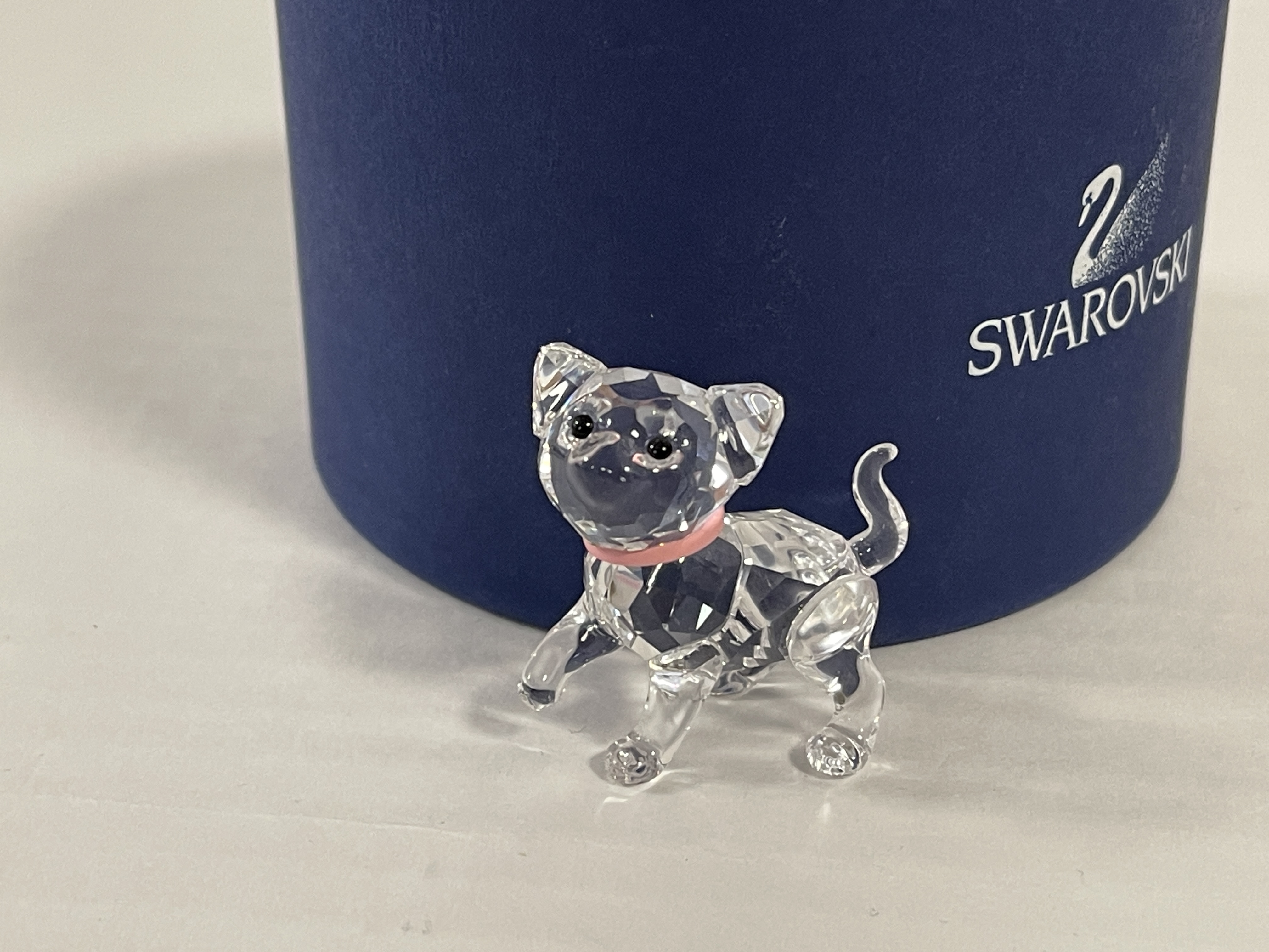 Swarovski Figur 1193537 Katze 3,6 x 4,9 cm. Ovp - Zertifikat - Top Zustand    