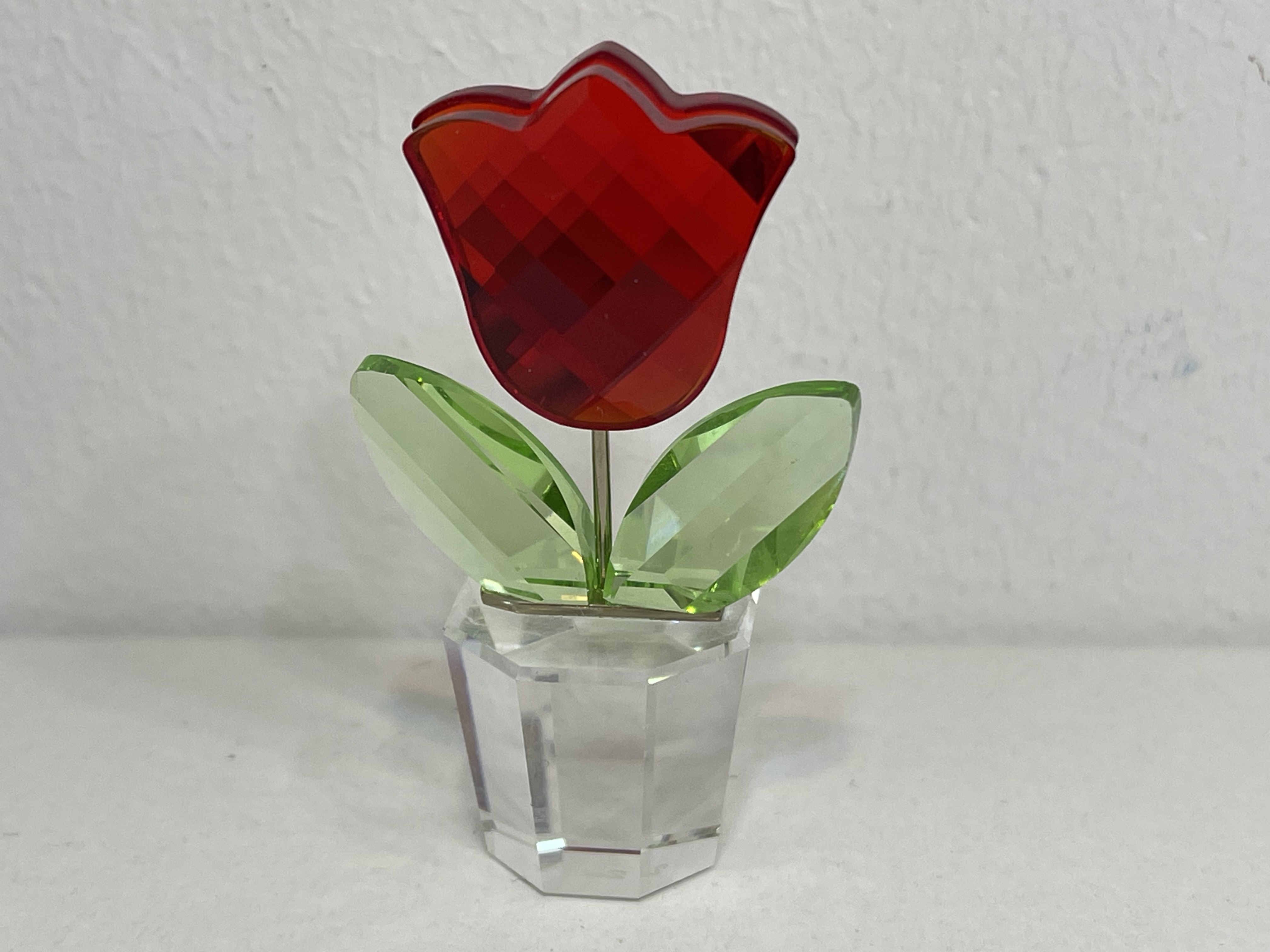 Swarovski Figur 657109 Blume / Blumentopf 5 cm.  Top Zustand 