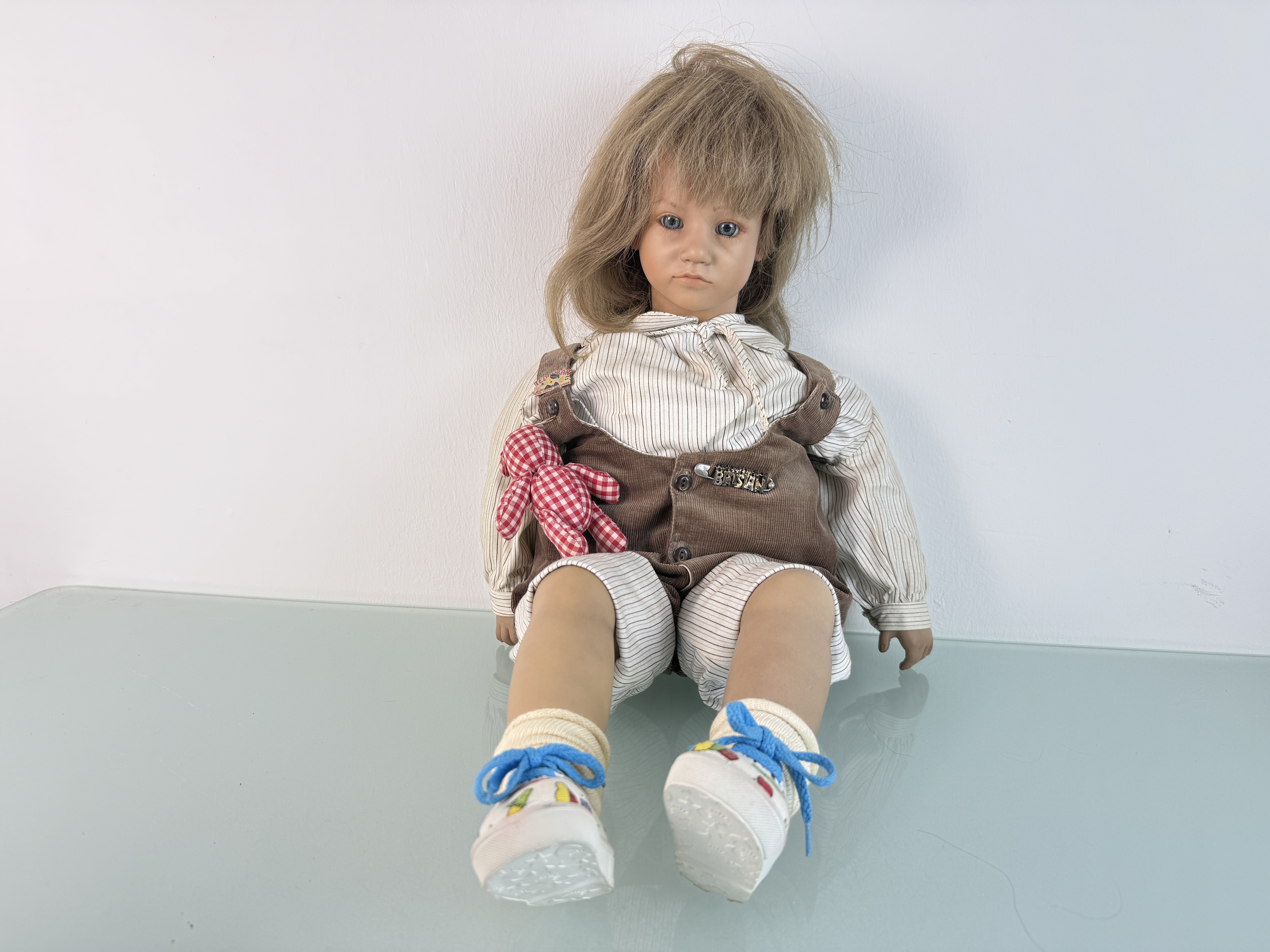 Künstlerpuppe Annette Himstedt Puppe Bastian 66 cm. Top Zustand