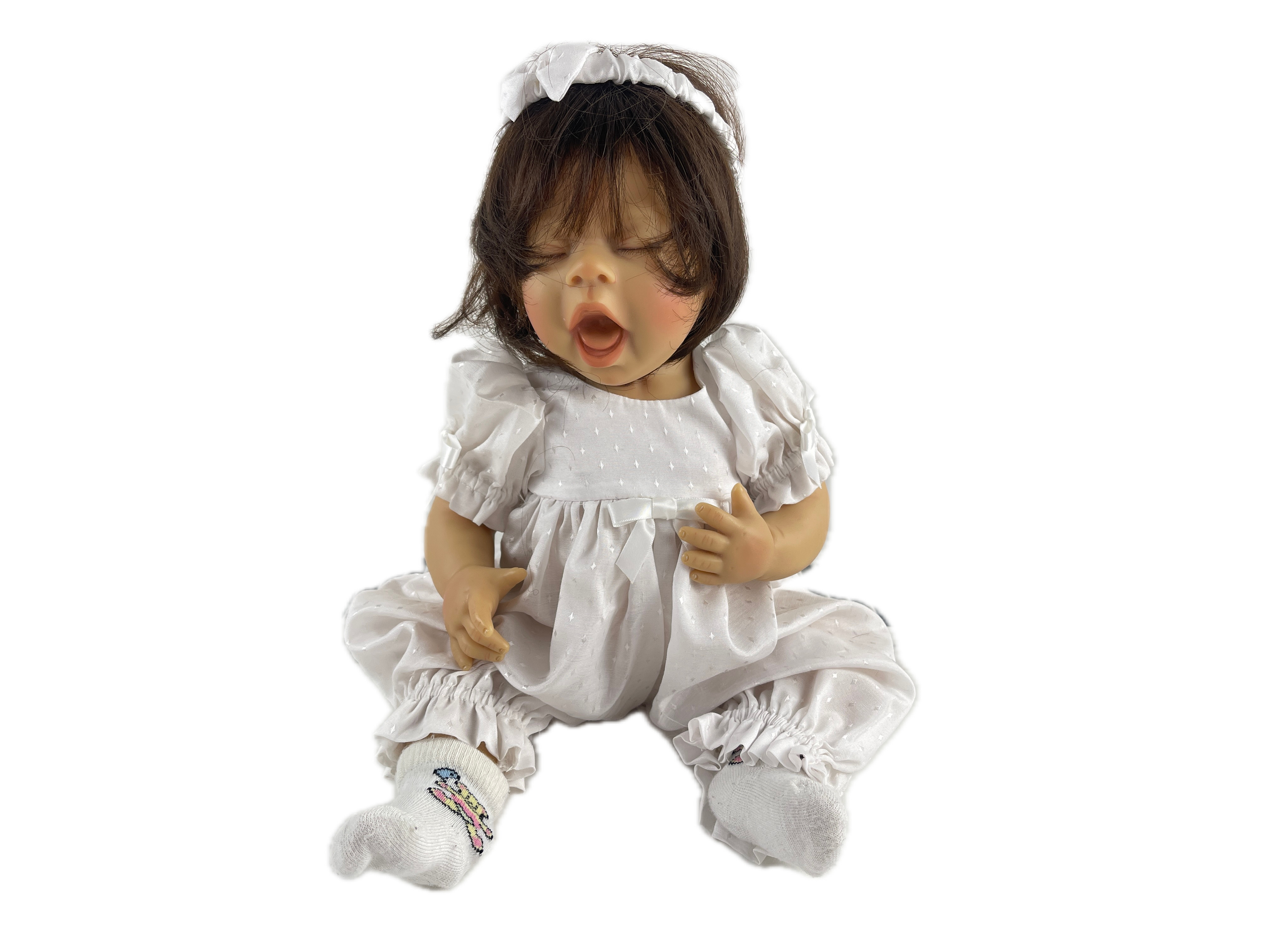 Monika Levenig Künstlerpuppe Vinyl Puppe 38 cm. Top Zustand  