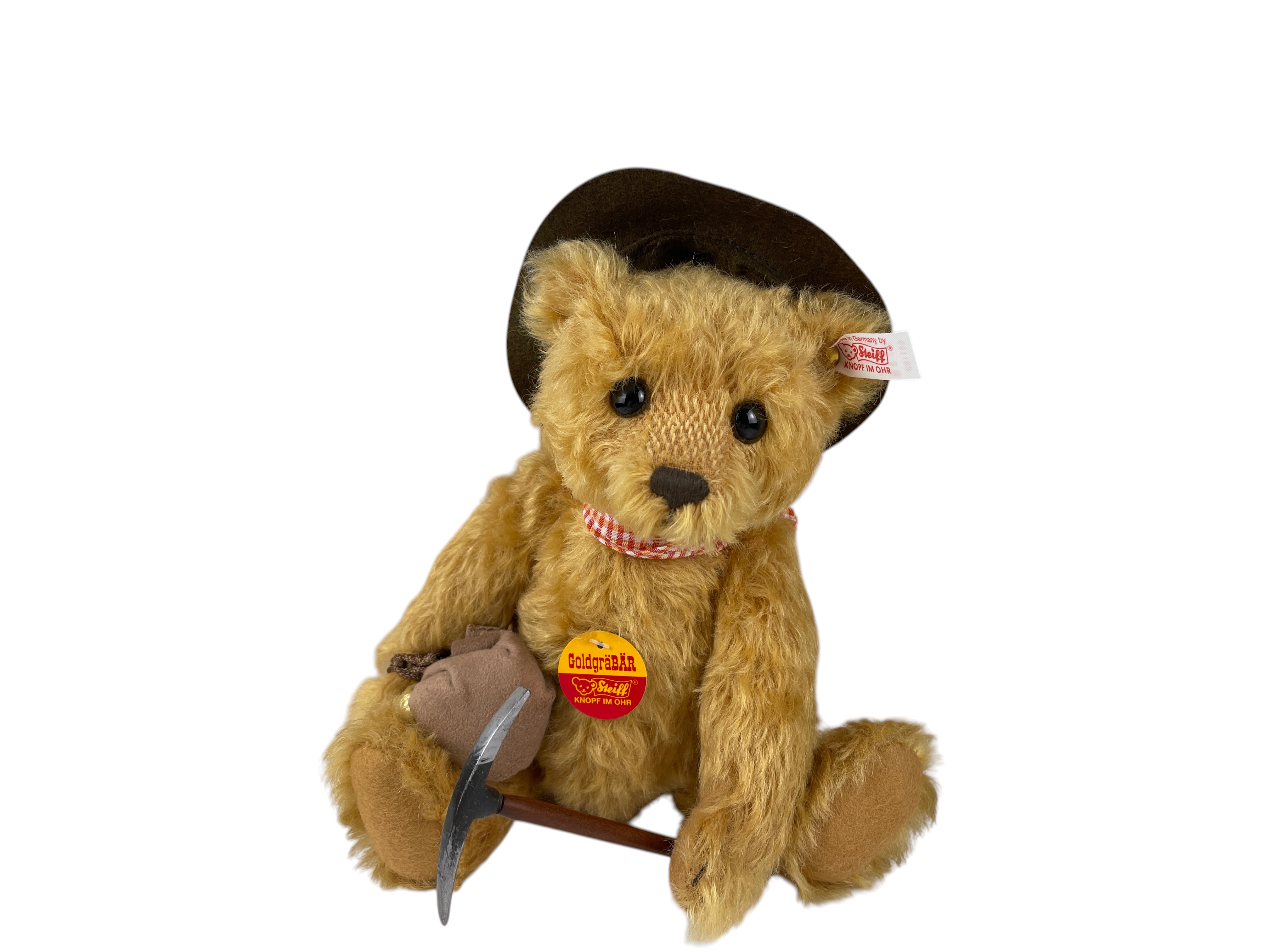 Steiff Tier 651182 GoldgräBär Bär 27 cm. Top Zustand  