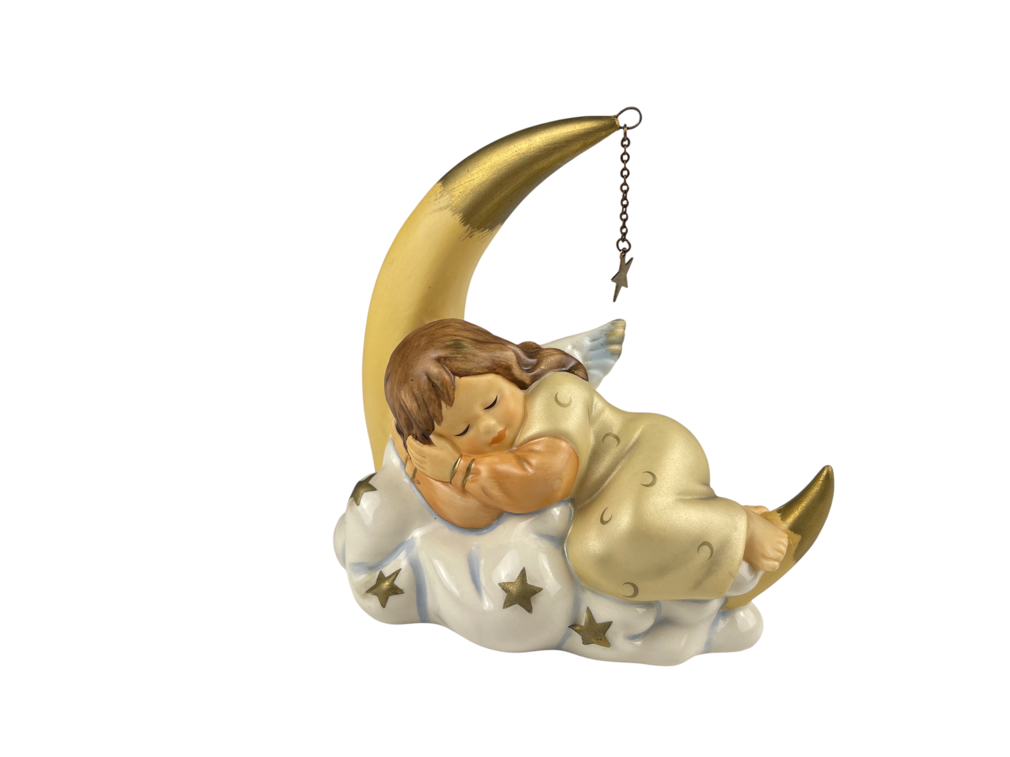 Goebel Figur Engel auf Mond 11 cm. 1 Wahl. Top Zustand