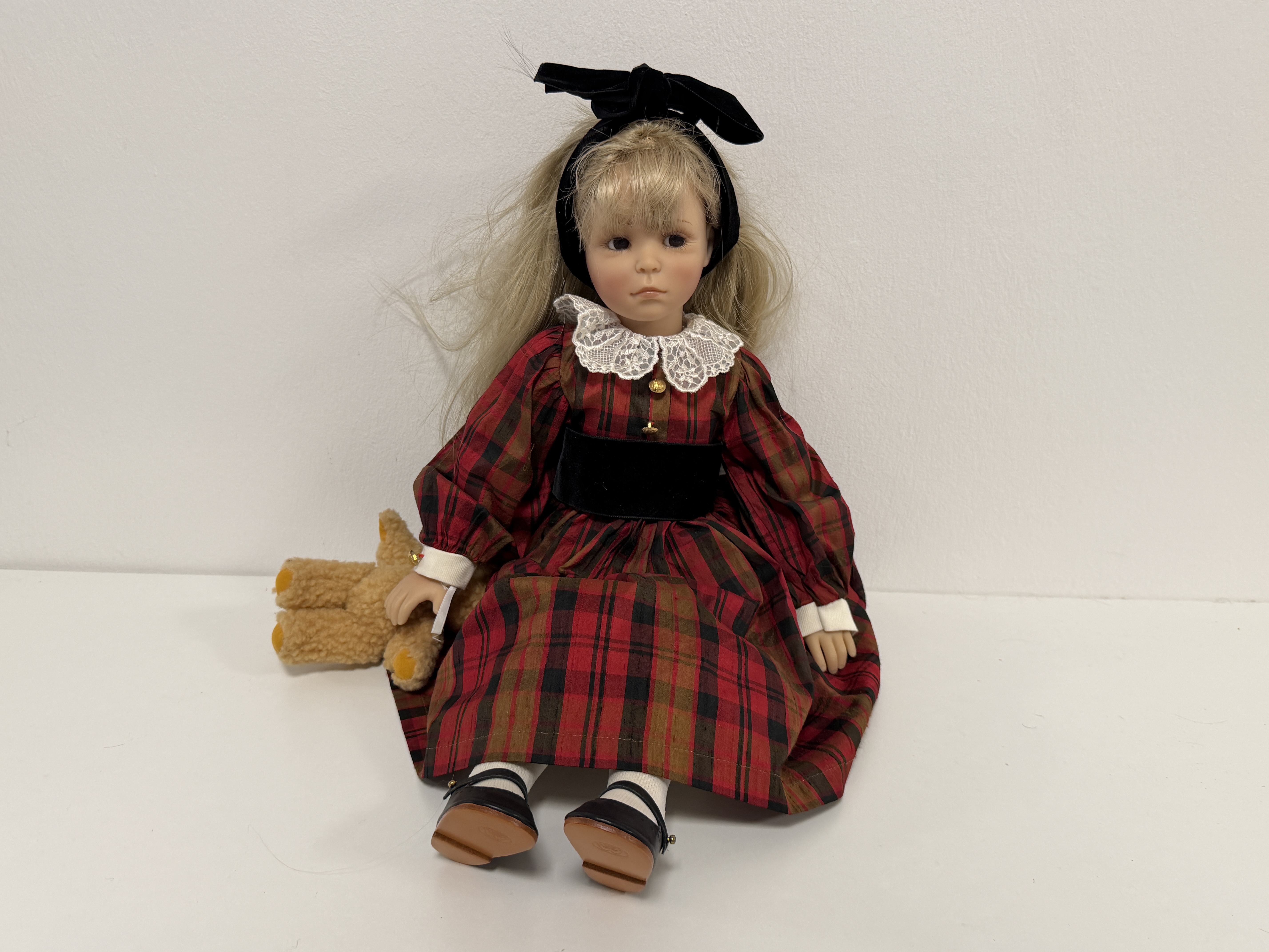 Christine Kleinert Künstlerpuppe Vinyl Puppe 57 cm. Top Zustand   