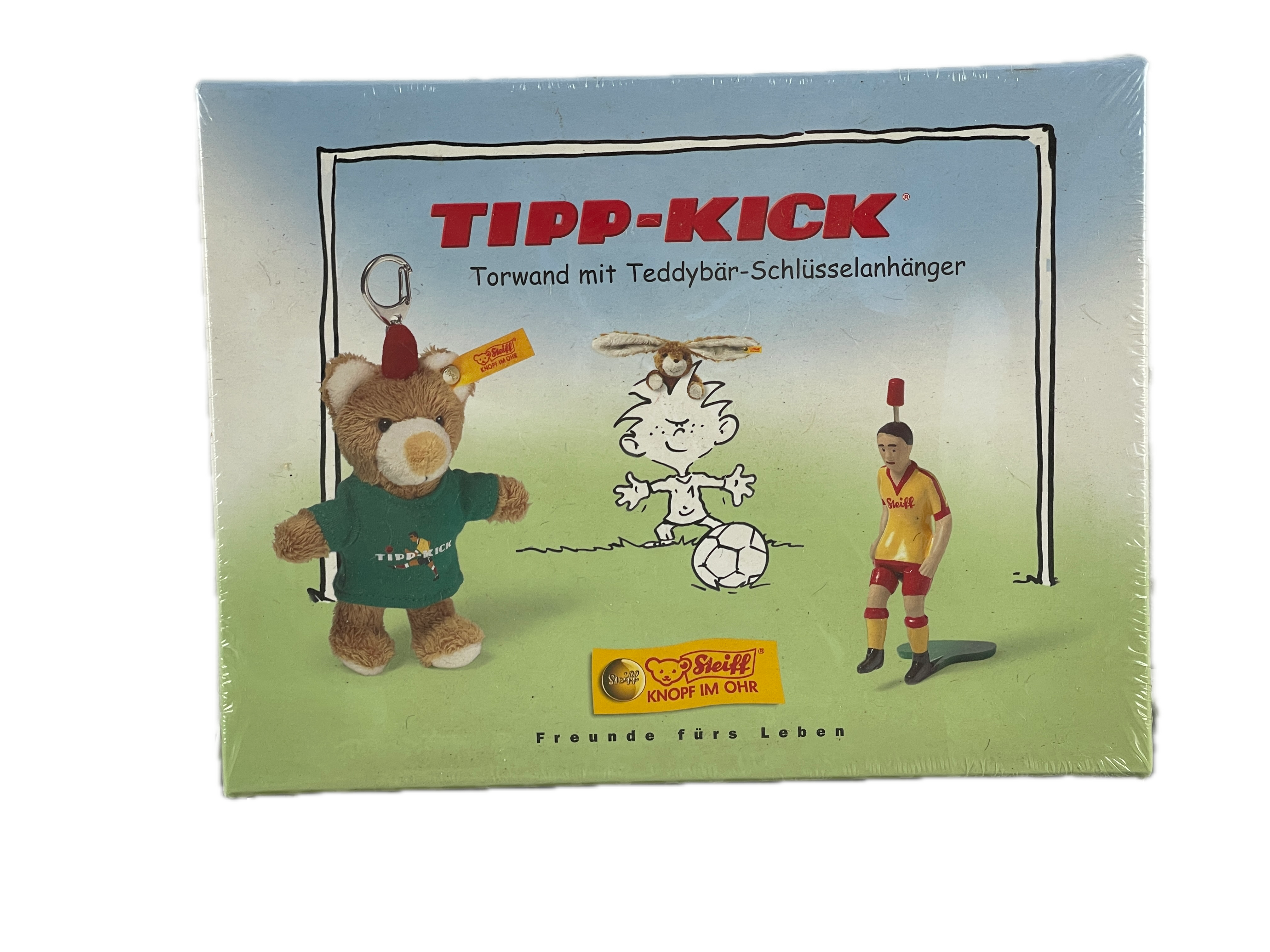 Steiff 993046 Fußball Spiel mit Schlüsselanhänger TIPP-KICK - Ungeöffnet