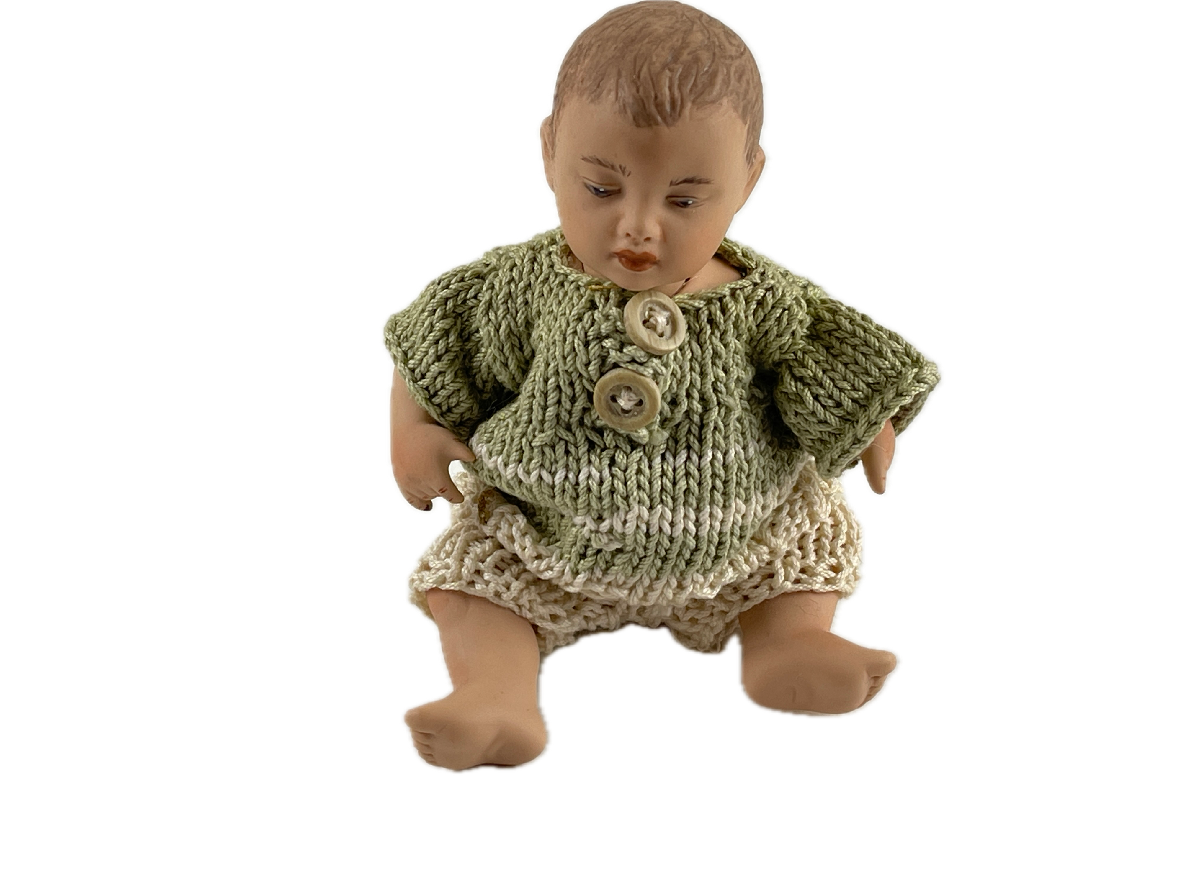 Künstlerpuppe Sammler Porzellan Puppe 12 cm. Top Zustand  