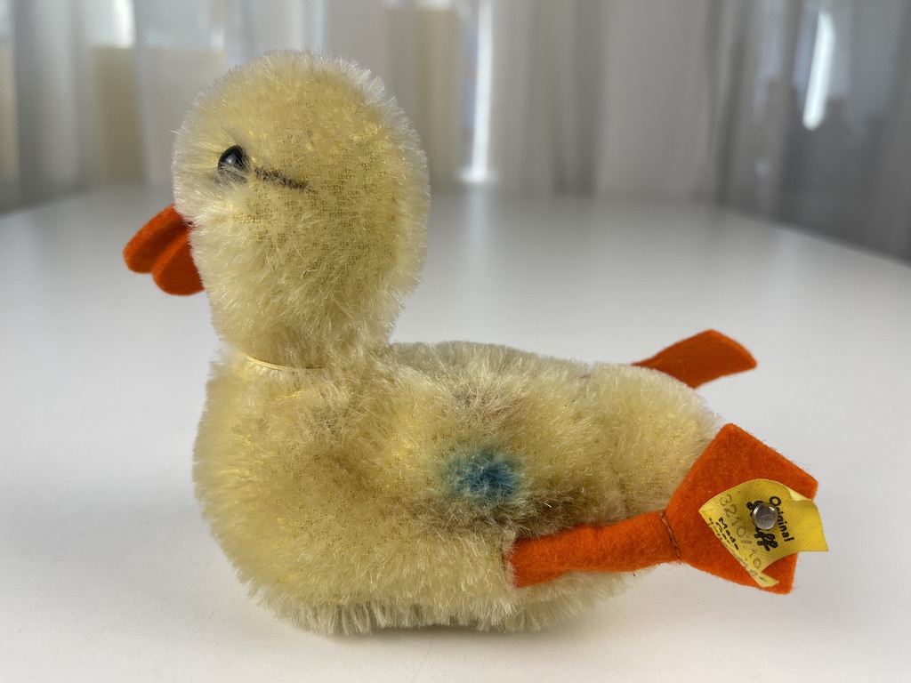 Steiff Tier 3210/10 Ente 10 cm. Top Zustand     