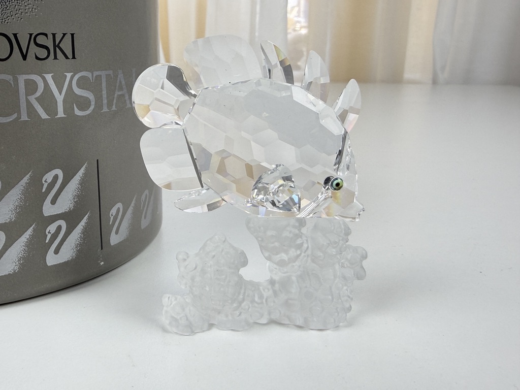 Swarovski Figur 162888 Schmetterlingsfisch 8,3 cm Ovp und Zertifikat. 