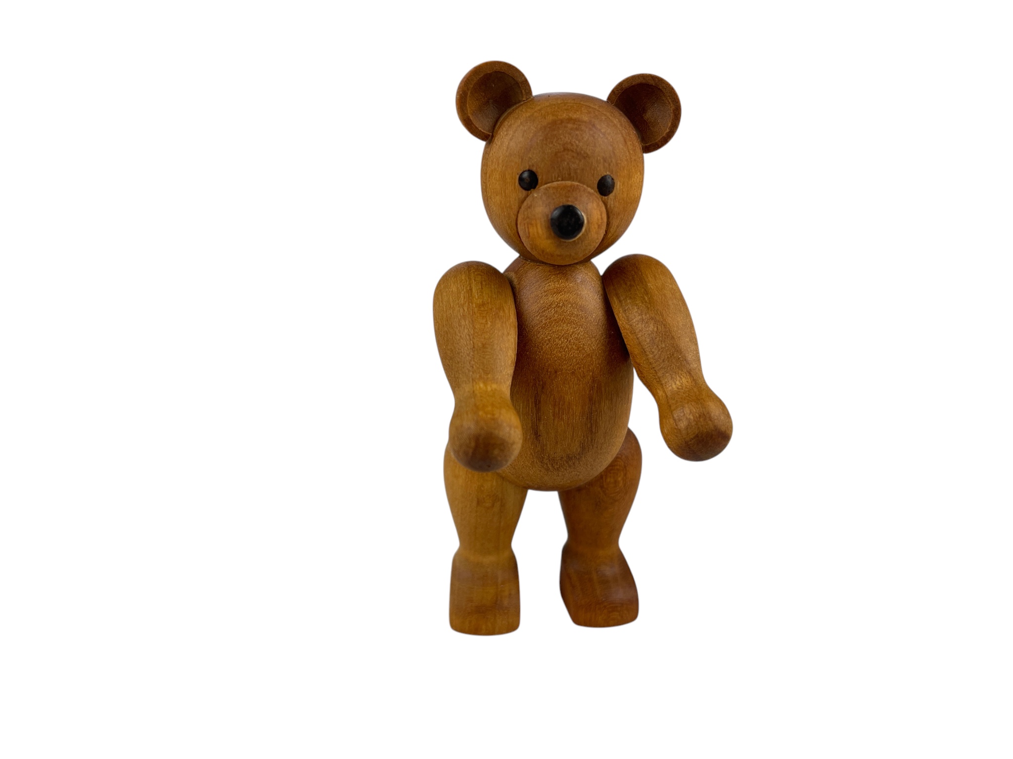 Erzgebirge Seiffener Figur Teddybär 9,5 cm. Top Zustand   