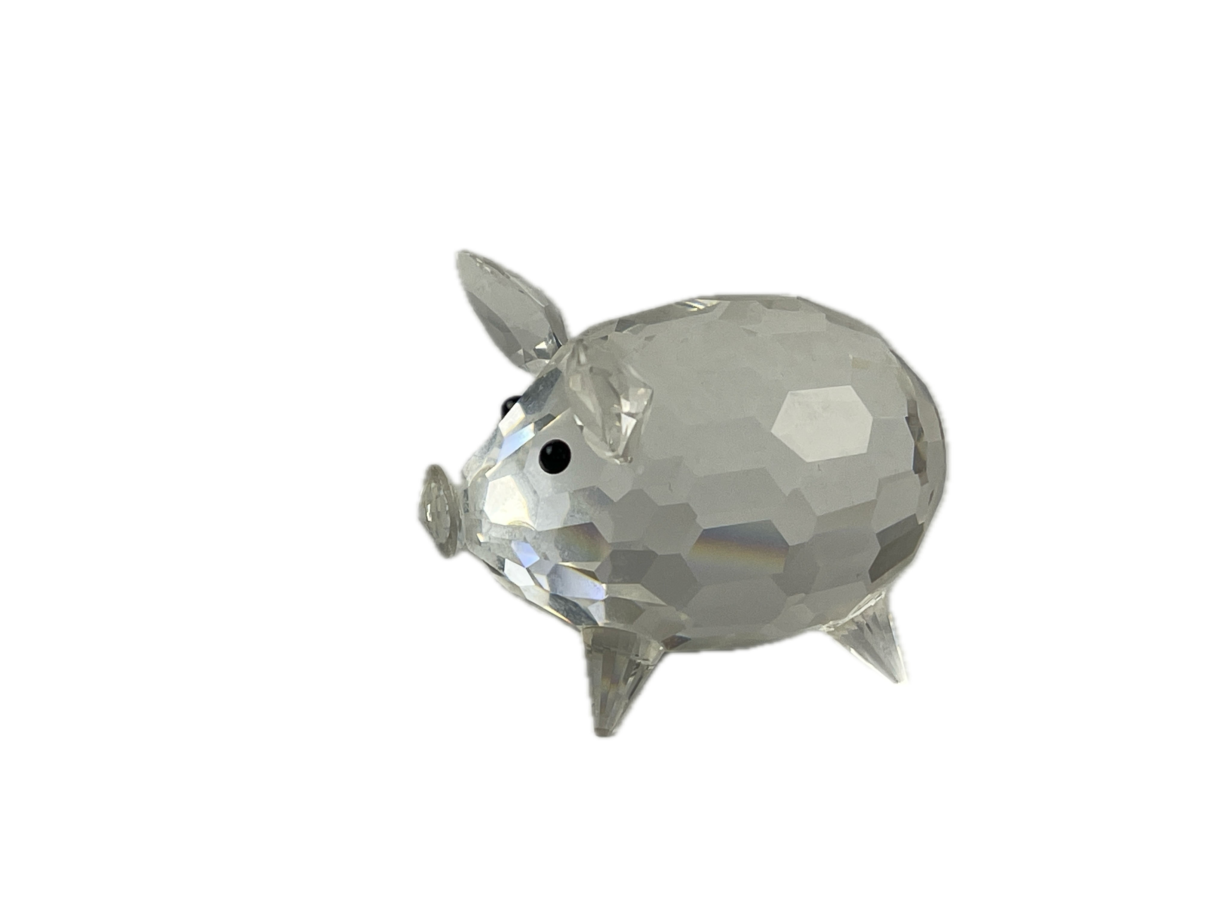 Swarovski Figur 010031 Schwein 6 cm. Kleiner Defekt 