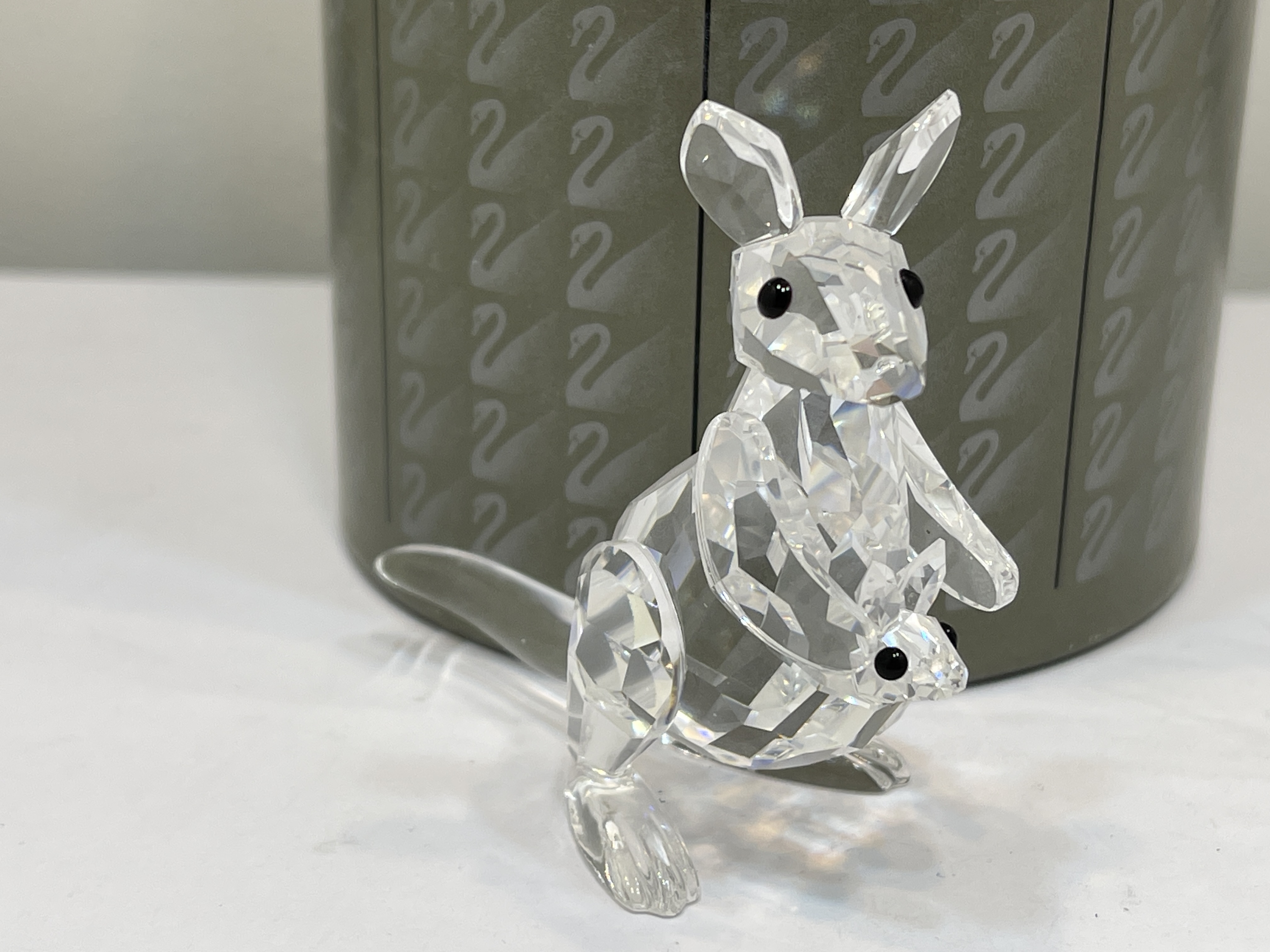 Swarovski Figur 181756 Känguru 6 cm. Ovp & Zertifikat. Top Zustand