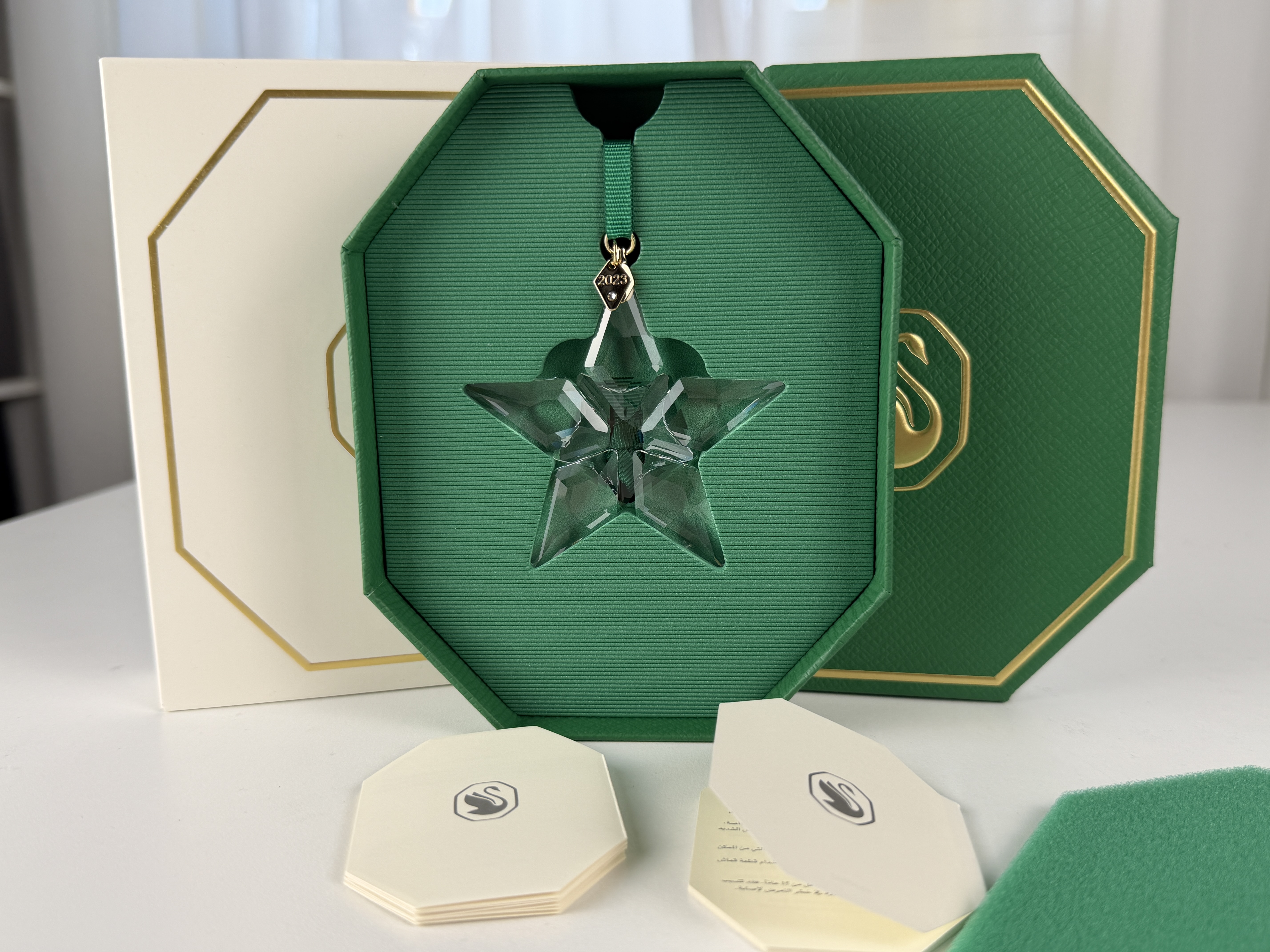 Swarovski Kristall 5636253 Weihnachtsstern 2023 Stern 7,6 cm Neuware