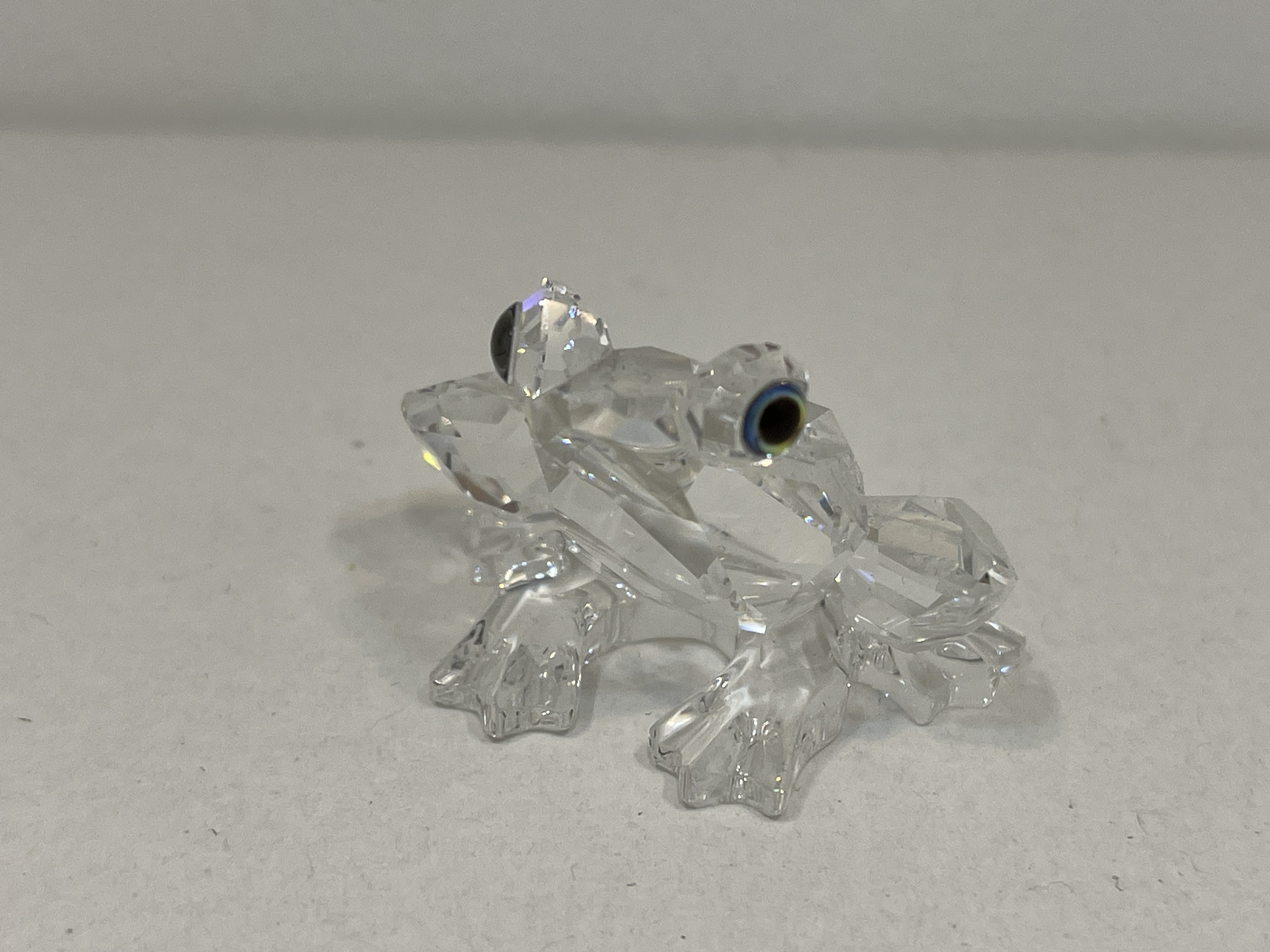 Swarovski Figur Kristall 183113 Frosch Groß 3,5 cm. Top Zustand    