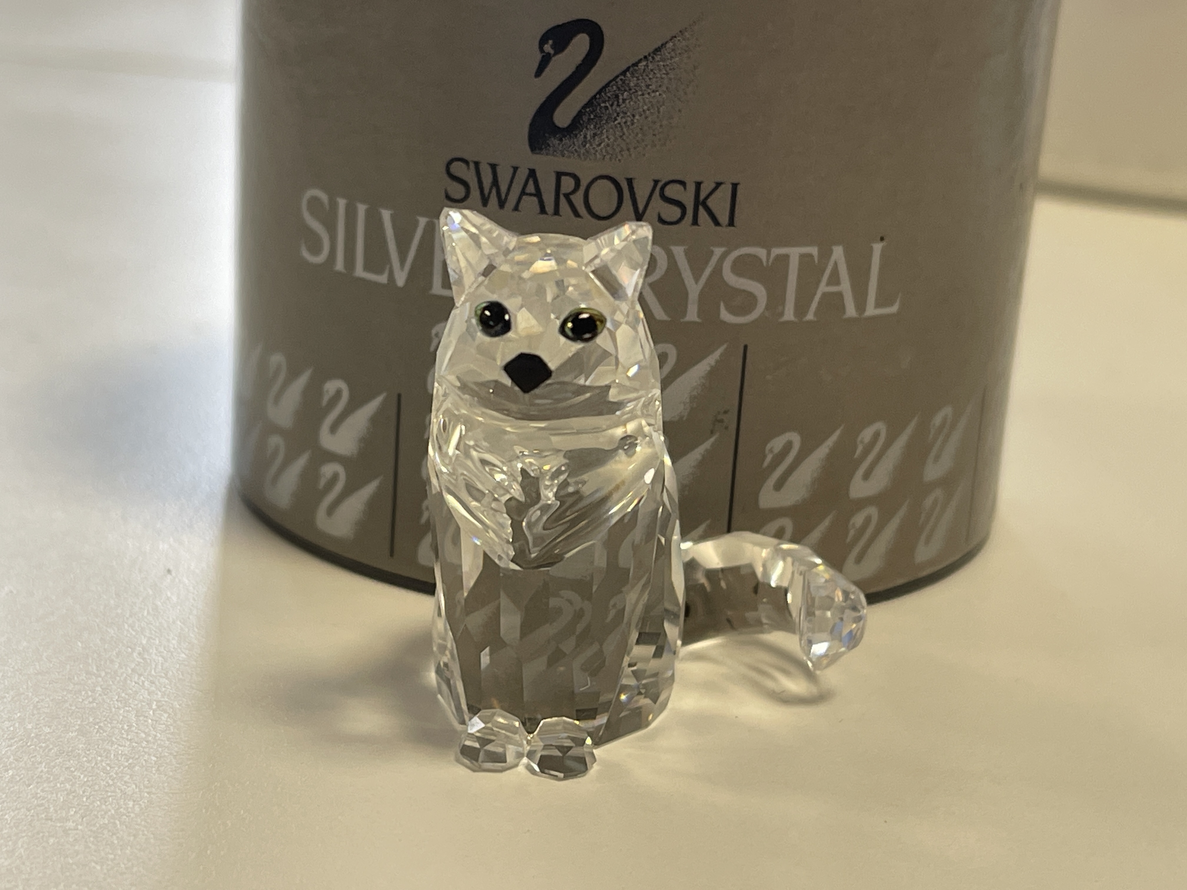 Swarovski Figur 160799 Katze 4,7 cm. Ovp & Zertifikat - Top Zustand