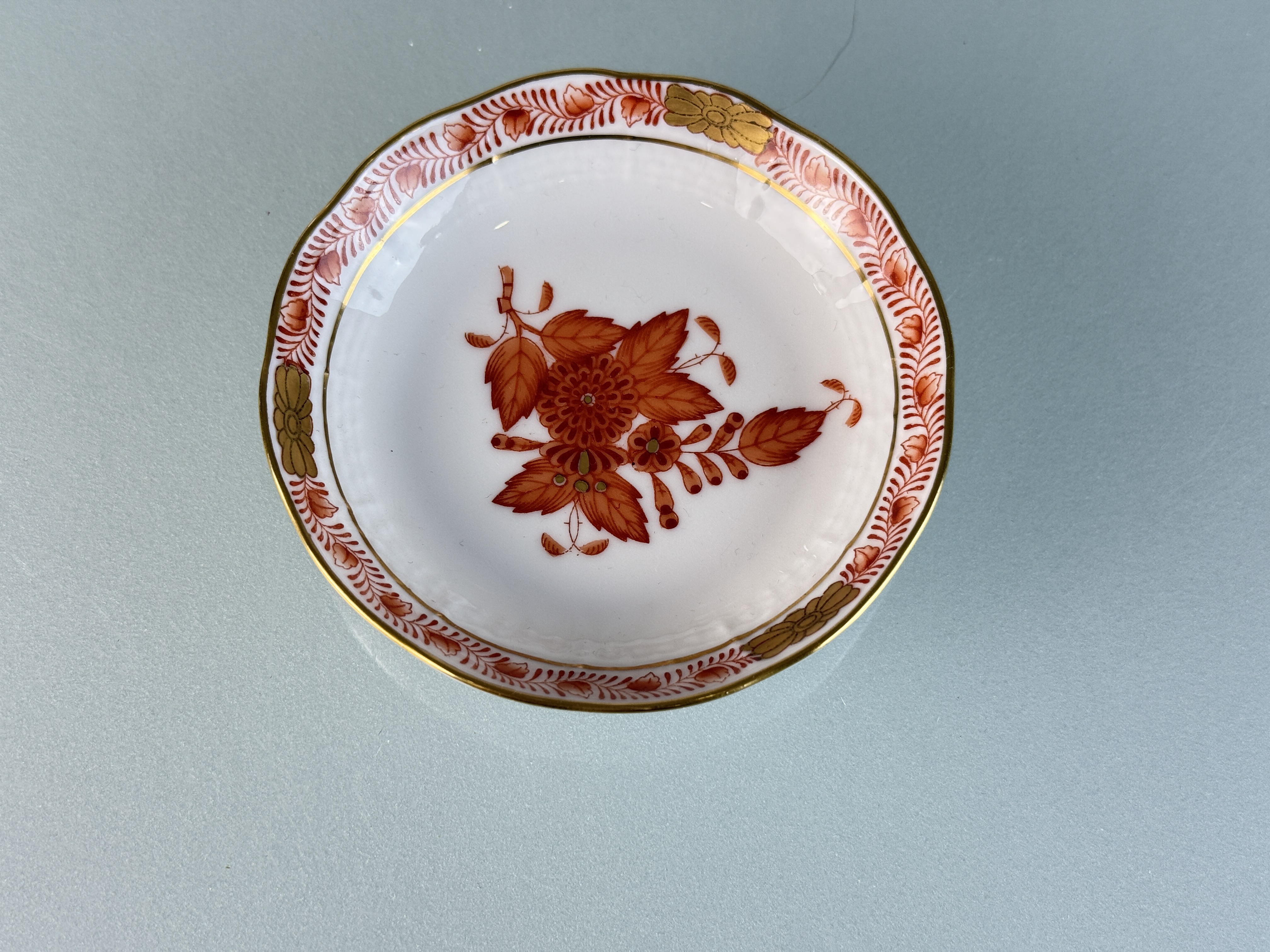 Herend Porzellan Schale Teller 9 cm Ø. 1 Wahl  Top Zustand 