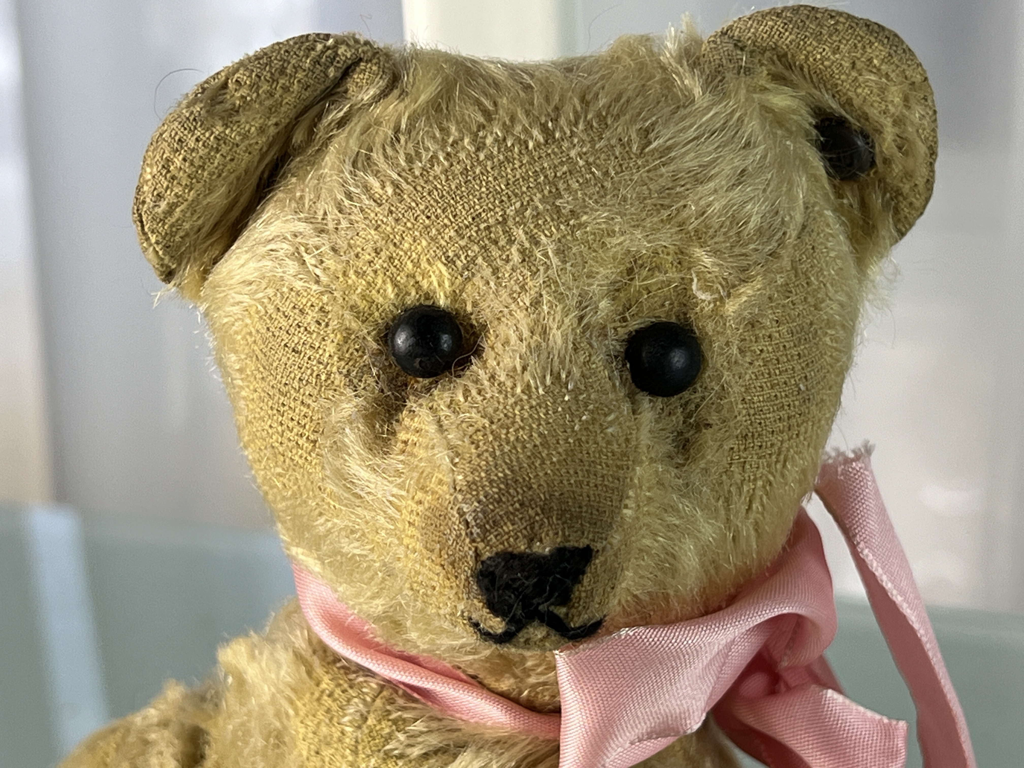 Alter Steiff Teddy Bär 31 cm Zustand für sein Alter Gut siehe Fotos 