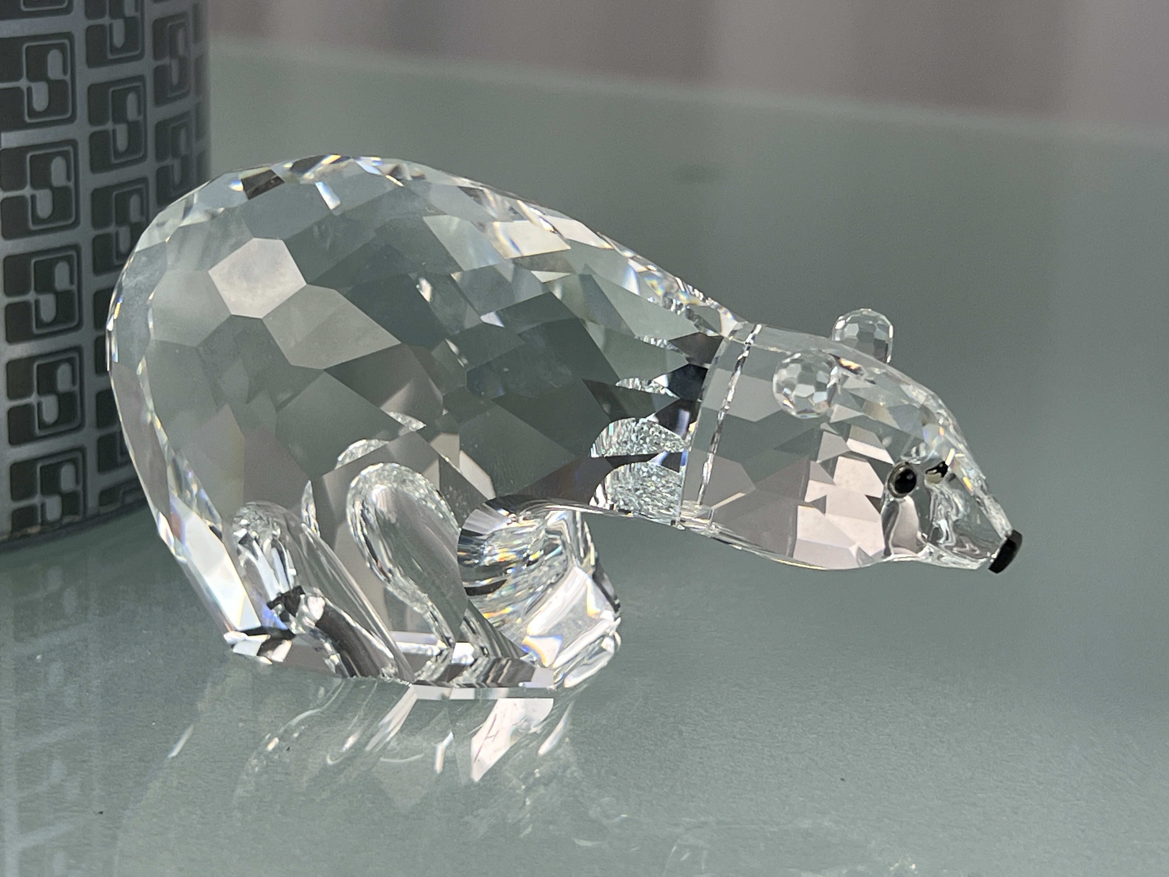 Swarovski Figur 013747 Eisbär / Polarbär 9,5 cm. Ovp & Zertifikat. Top Zustand 