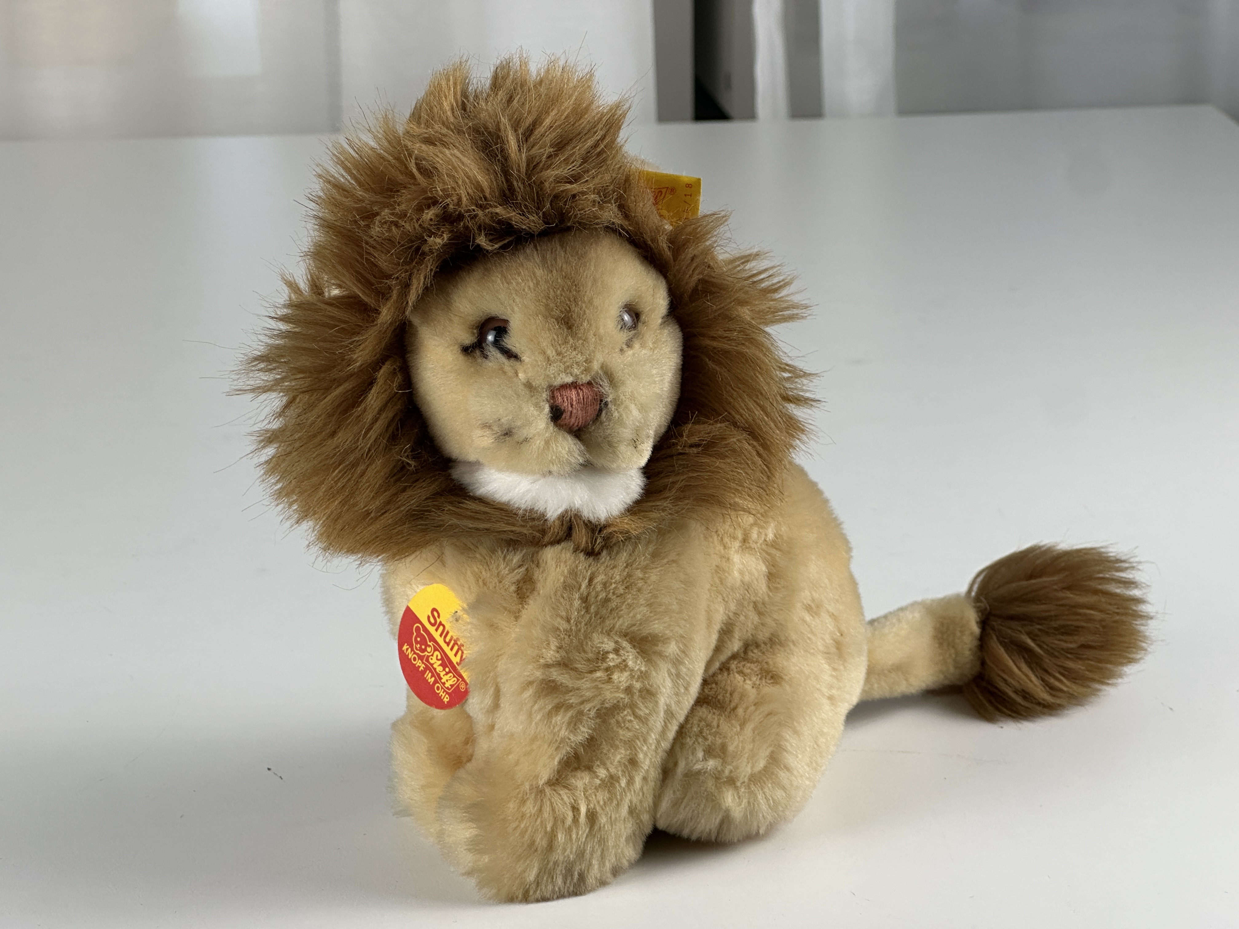 Steiff Tier 2914/18 Snuffy Löwe 19 cm. Top Zustand
