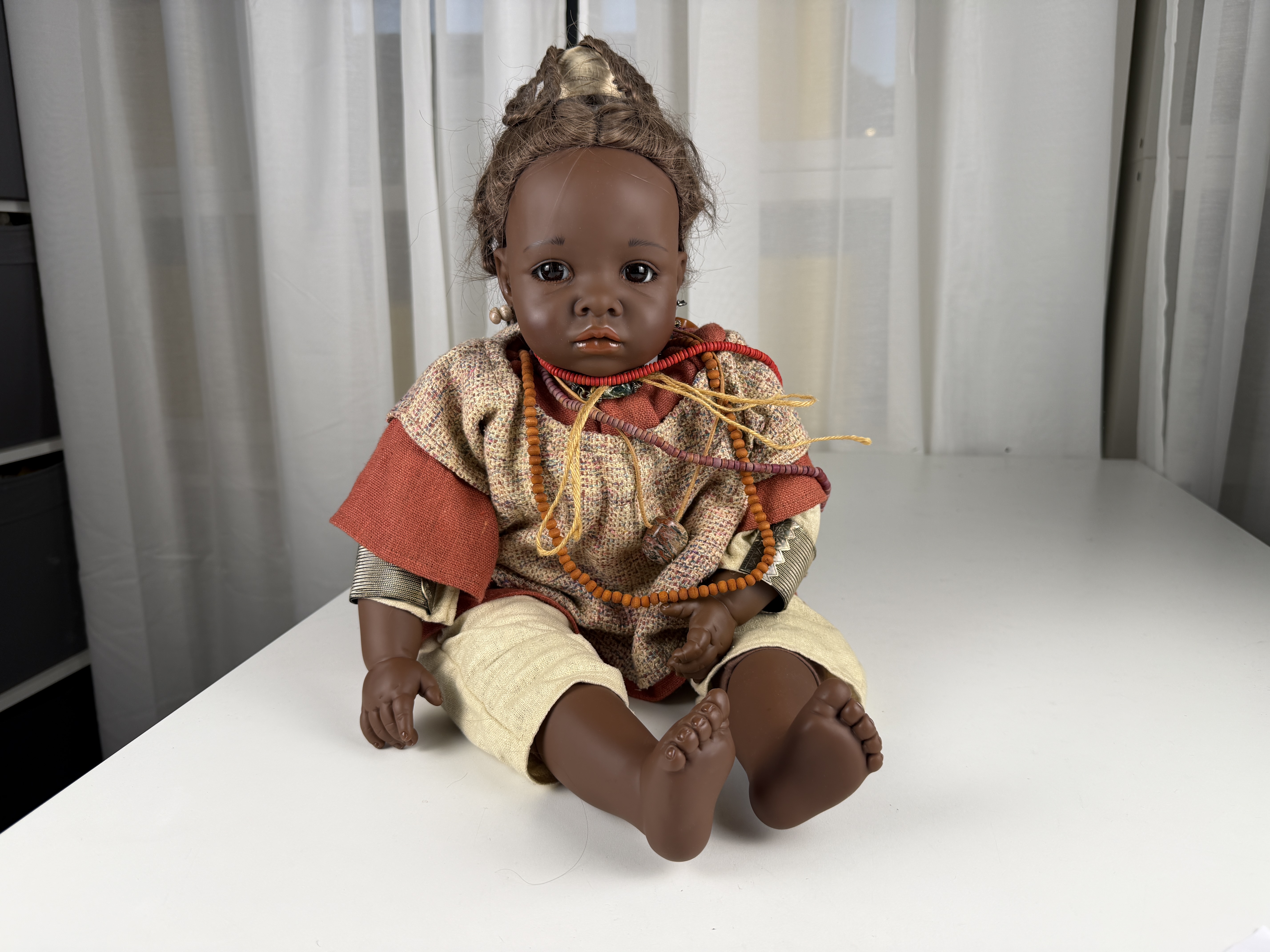 Künstlerpuppe Sammler Götz Carin Lossnitzer Vinyl Puppe 60 cm. Top Zustand