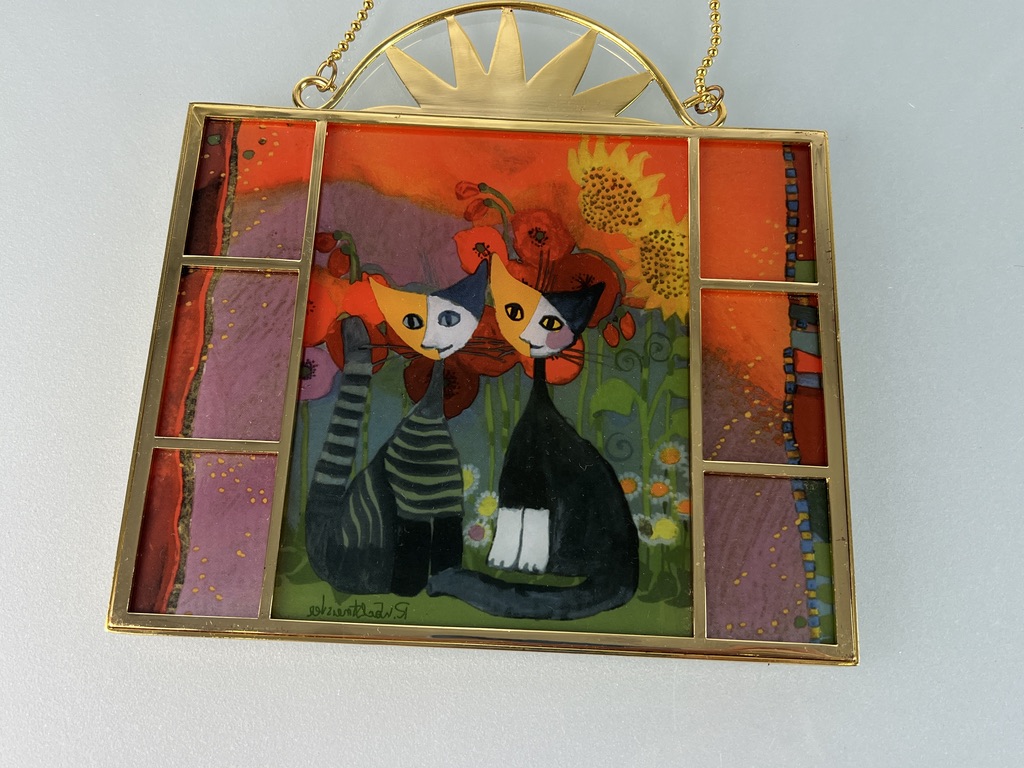 Ornament Rosina Wachtmeister Katze 19 x 19,5 cm 1 Wahl. Top Zustand      