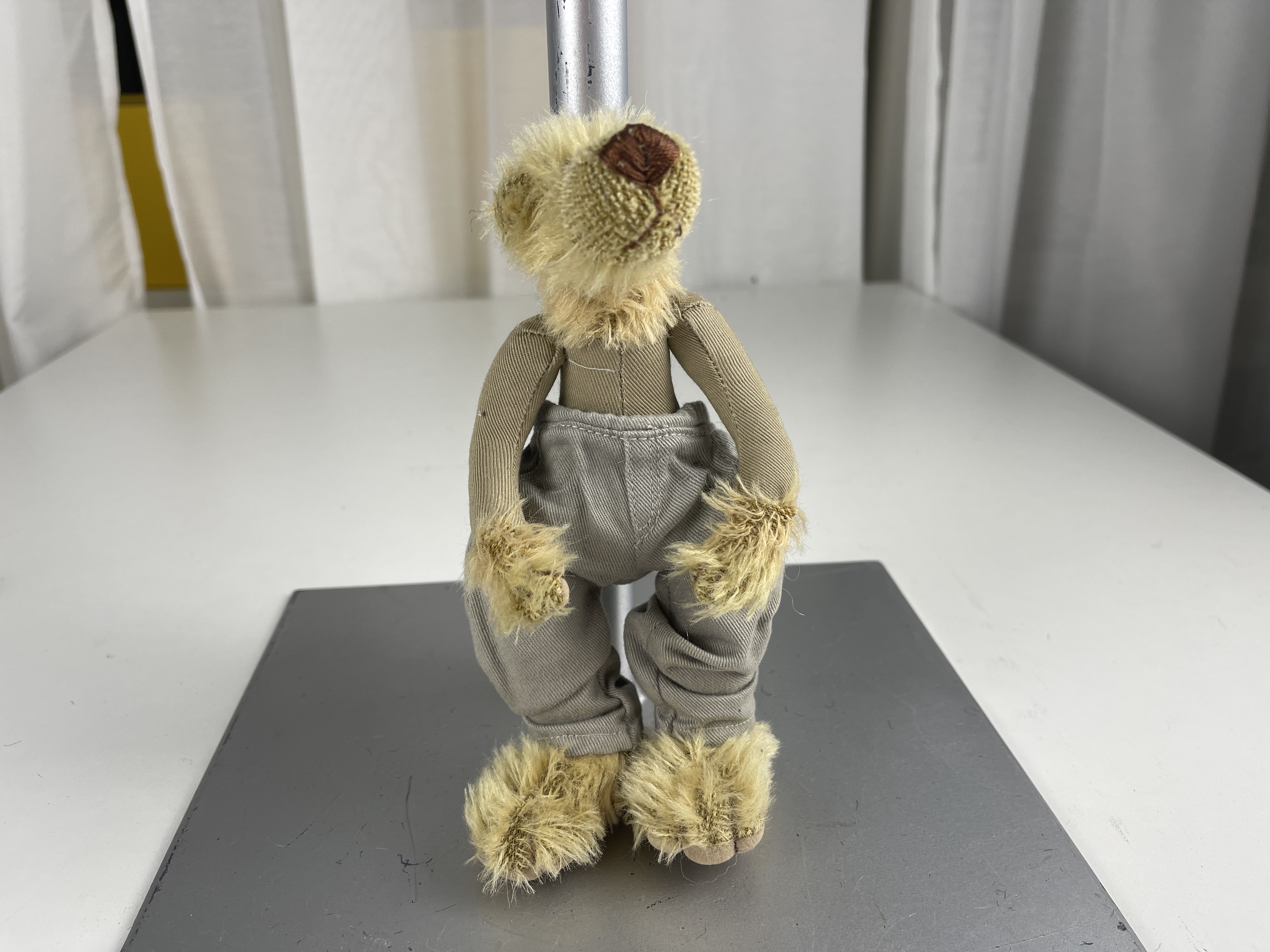 Alter Sammler Teddy Bär Künstlerbär 19 cm Zustand Siehe Fotos     