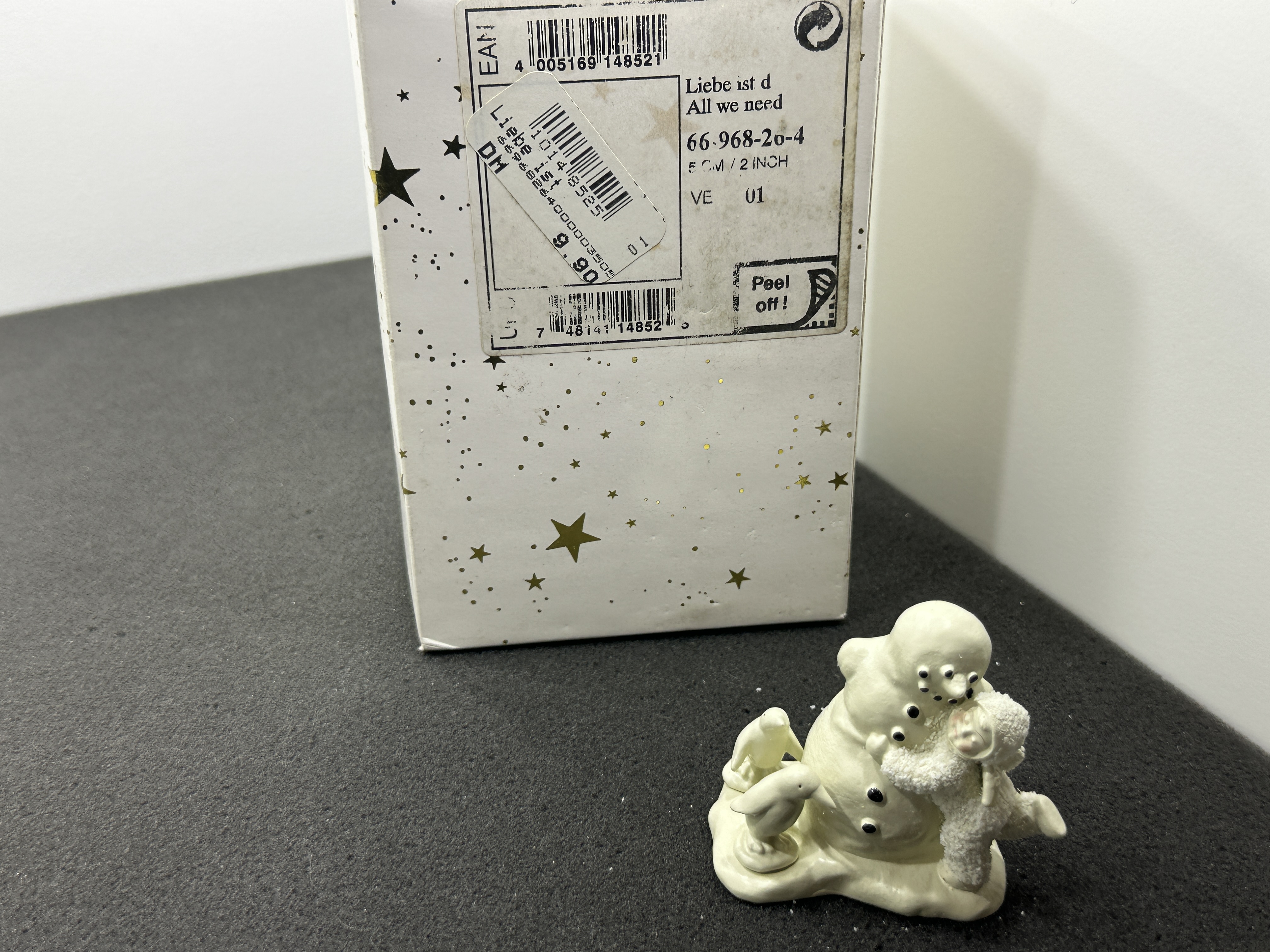 Goebel Figur Snowbabies 5 cm. 1 Wahl unbenutzt mit Ovp Top Zustand