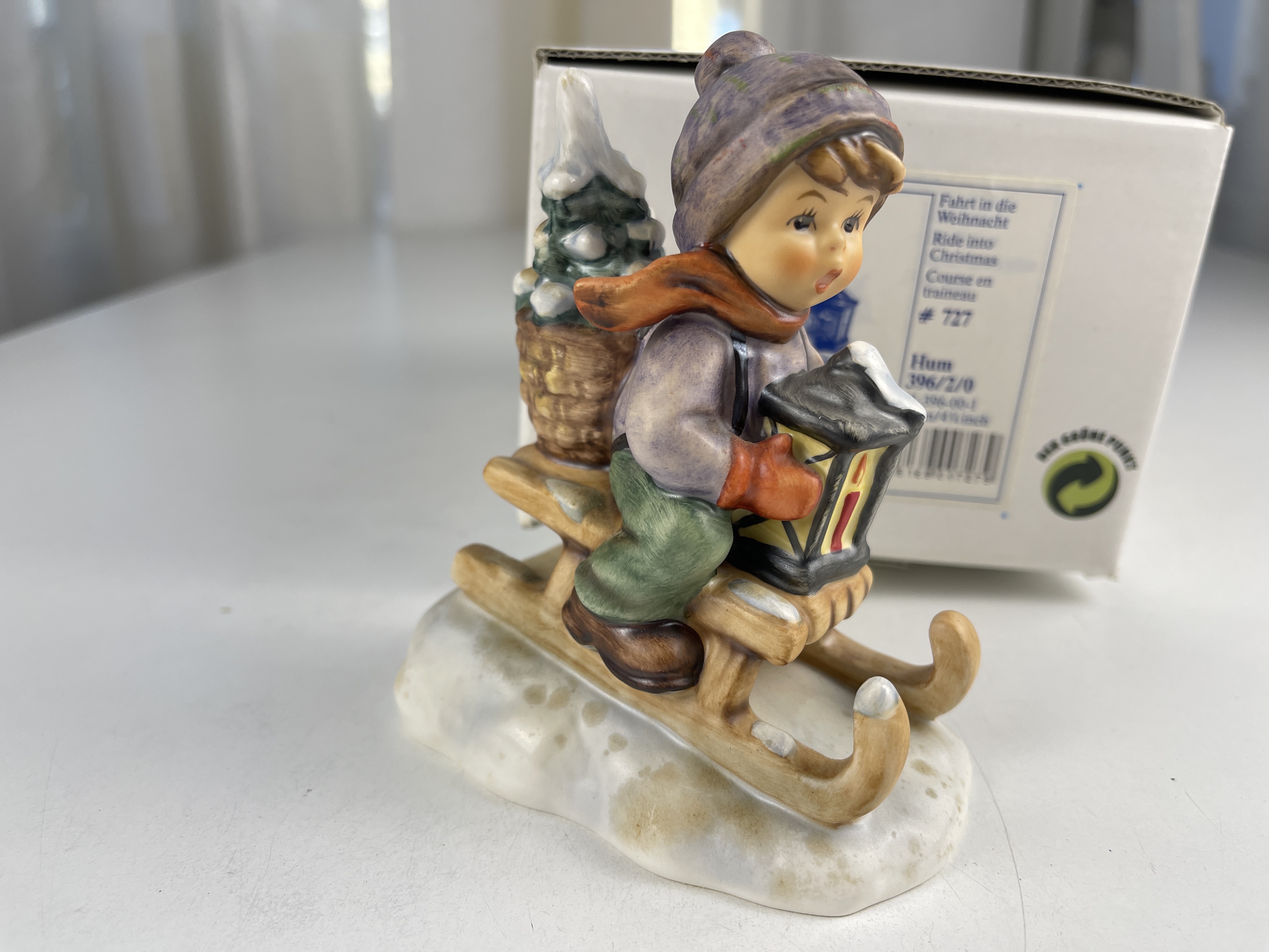 Hummel Figur 396 2/0 Fahrt in die Weihnacht 11 cm. 1 Wahl Zustand siehe Fotos OVP