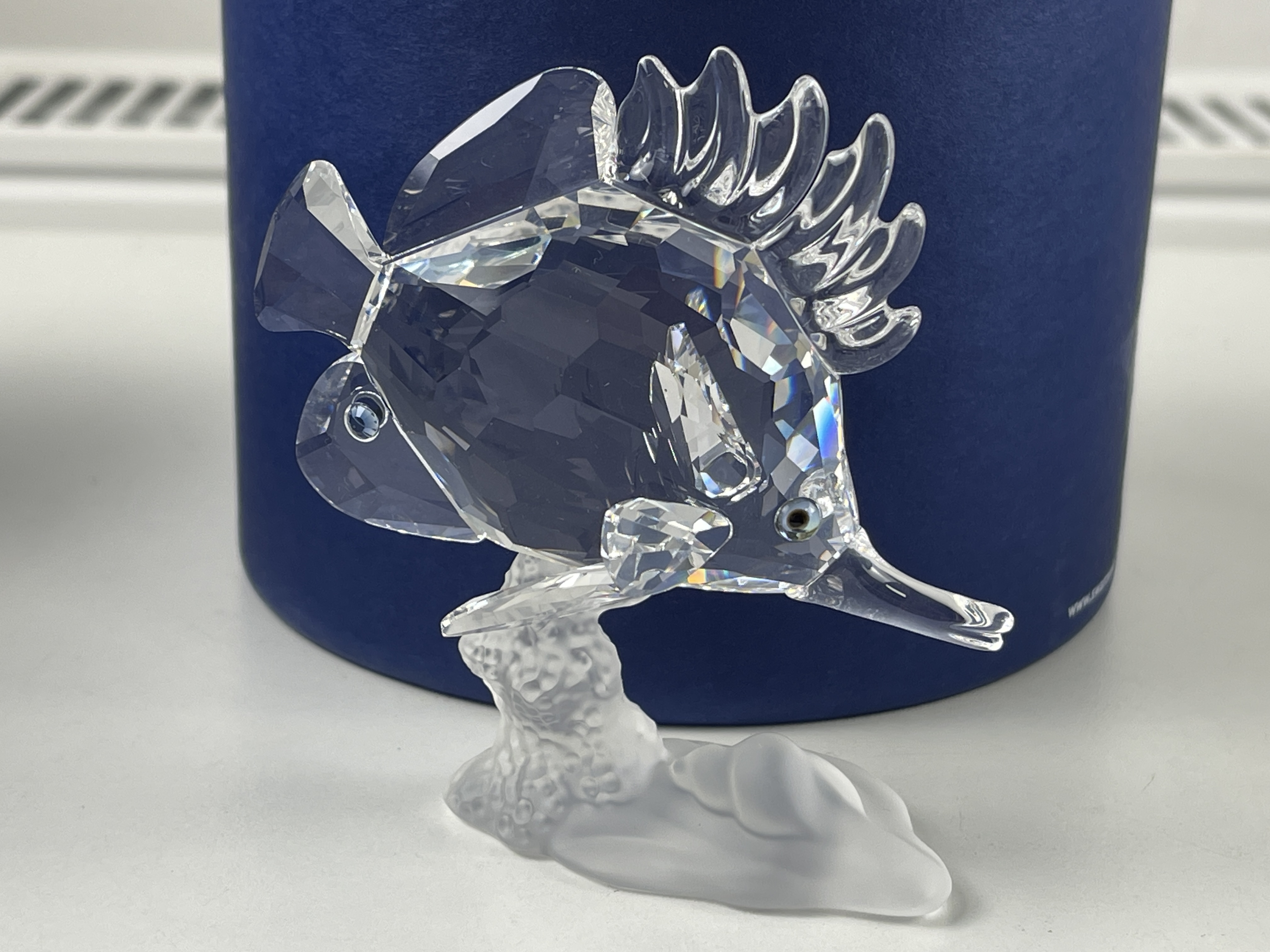 Swarovski Figur 666567 Pinzettenfisch 9 cm. Ovp & Zertifikat Top Zustand 