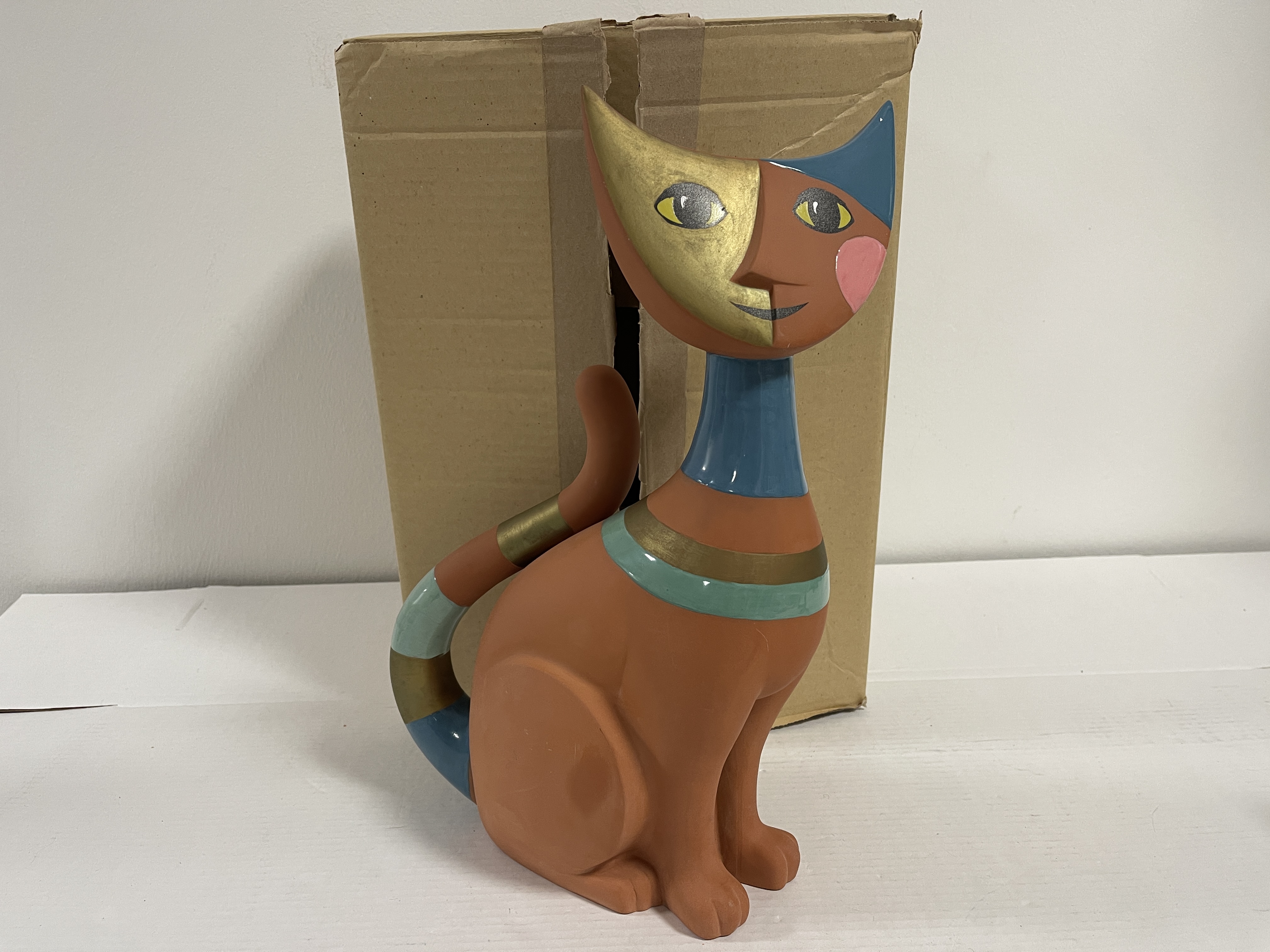  Goebel Figur Rosina Wachtmeister Katze 41 cm 1 Wahl. OVP Top Zustand 