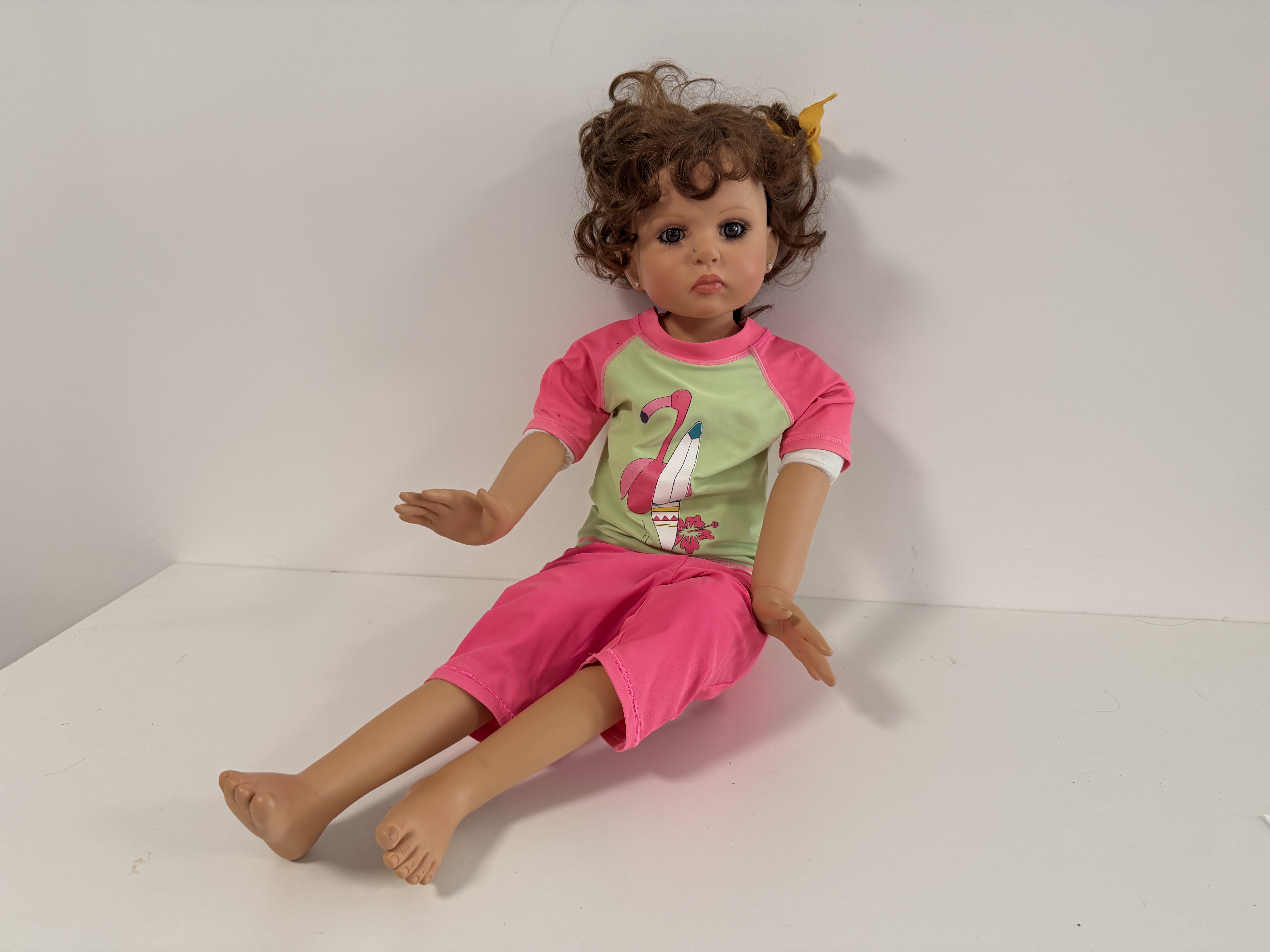 Pamela Erff Vinyl Künstlerpuppe Puppe 80 cm Leicht Schmutzig 