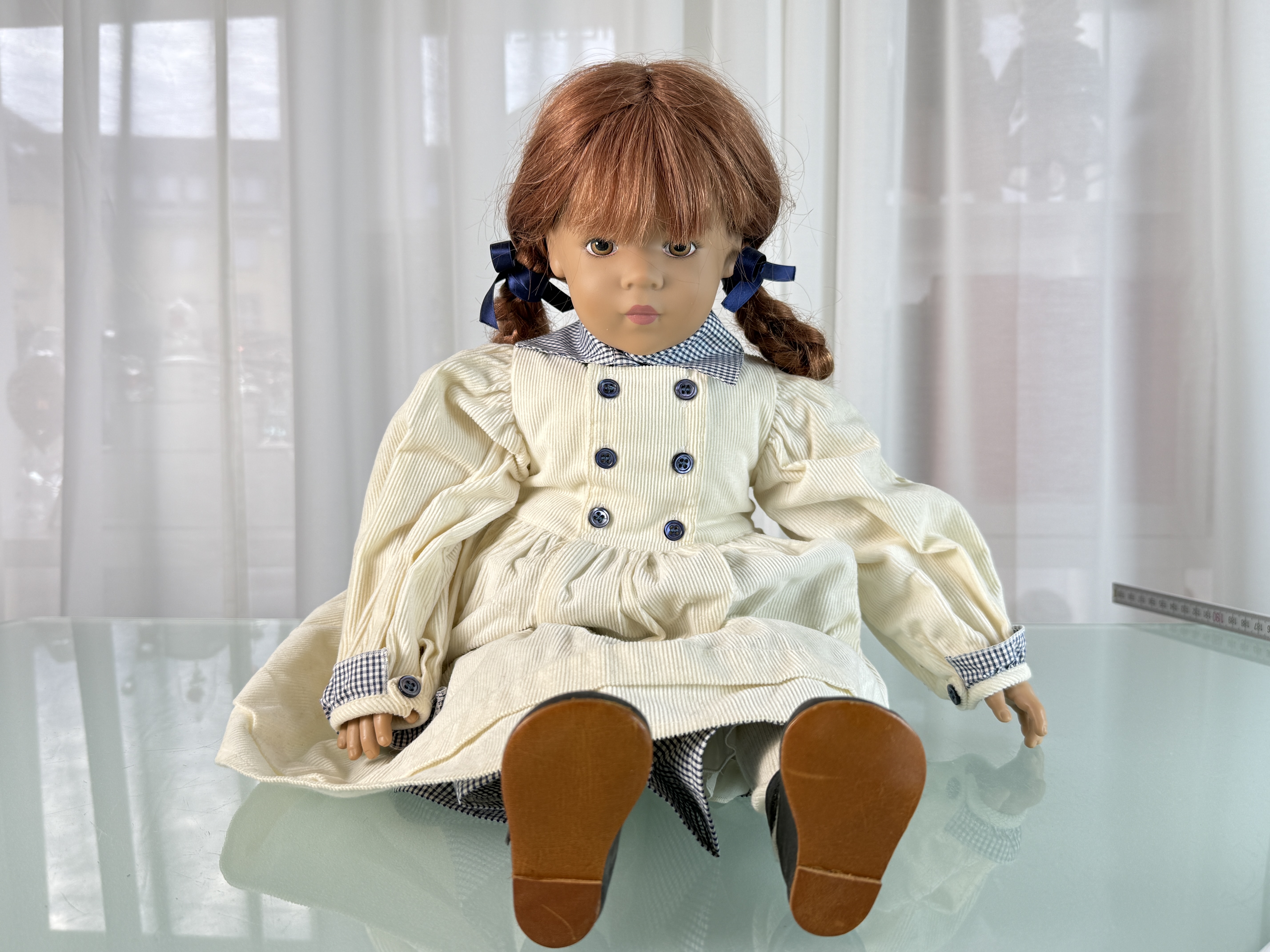 Künstlerpuppe Sammler Sigikid Vinyl Puppe 56 cm Top Zustand   