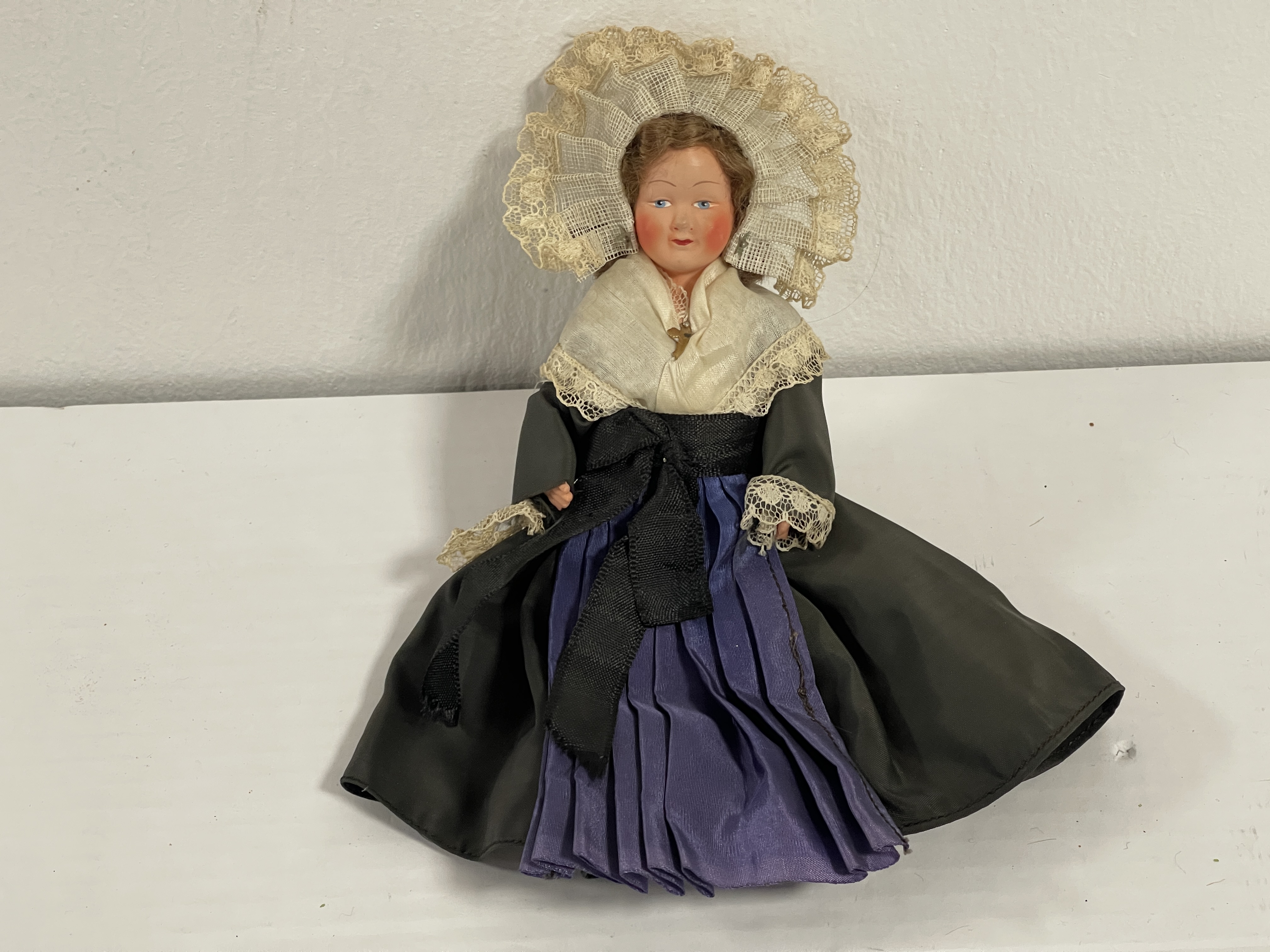 Künstlerpuppe Sammler Puppe alte Zelluloid Puppe 16 cm Zustand siehe Fotos   