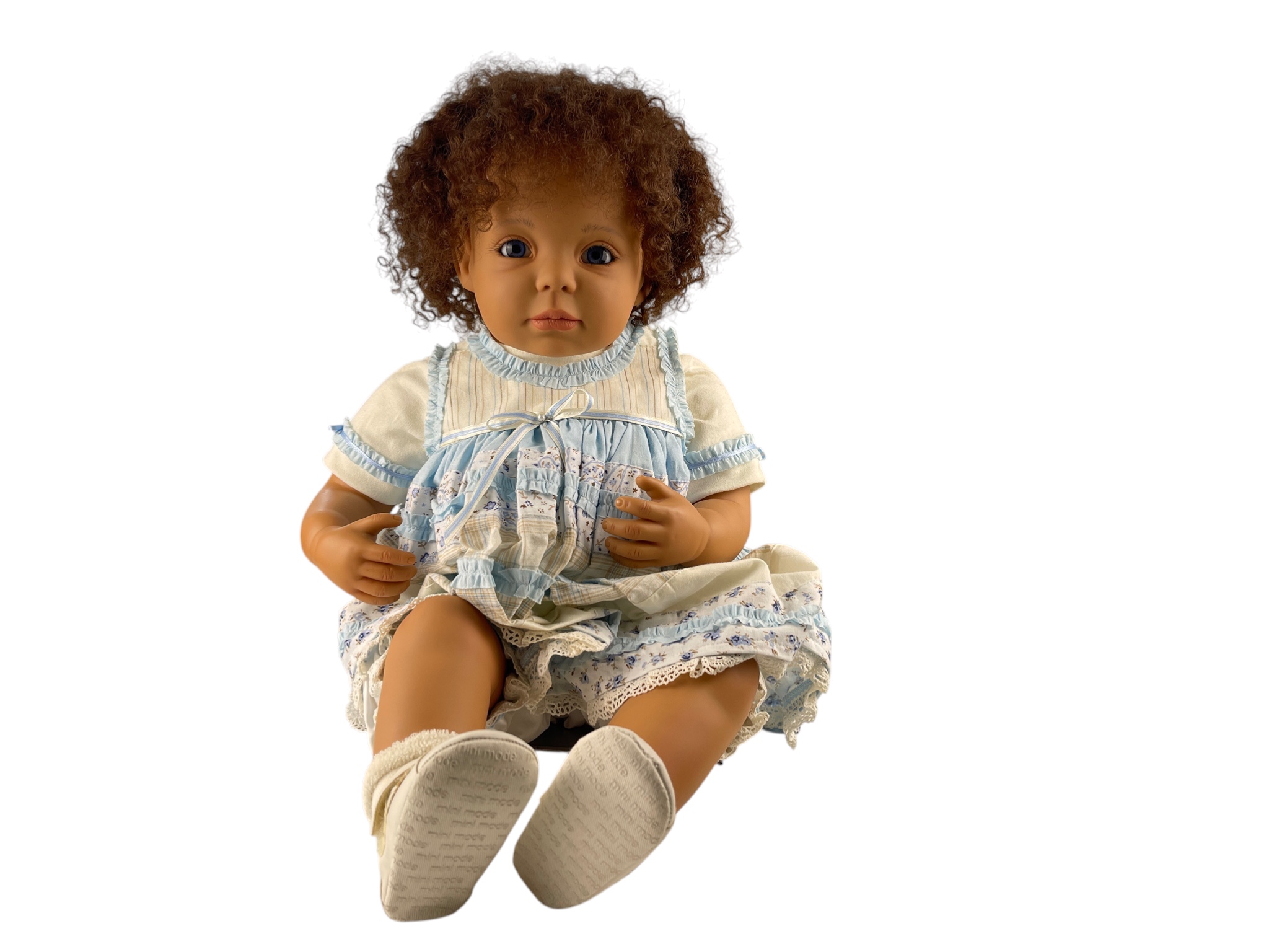 Gerlinde Feser Künstlerpuppe Puppe Vinyl 65 cm. Zustand  siehe Fotos