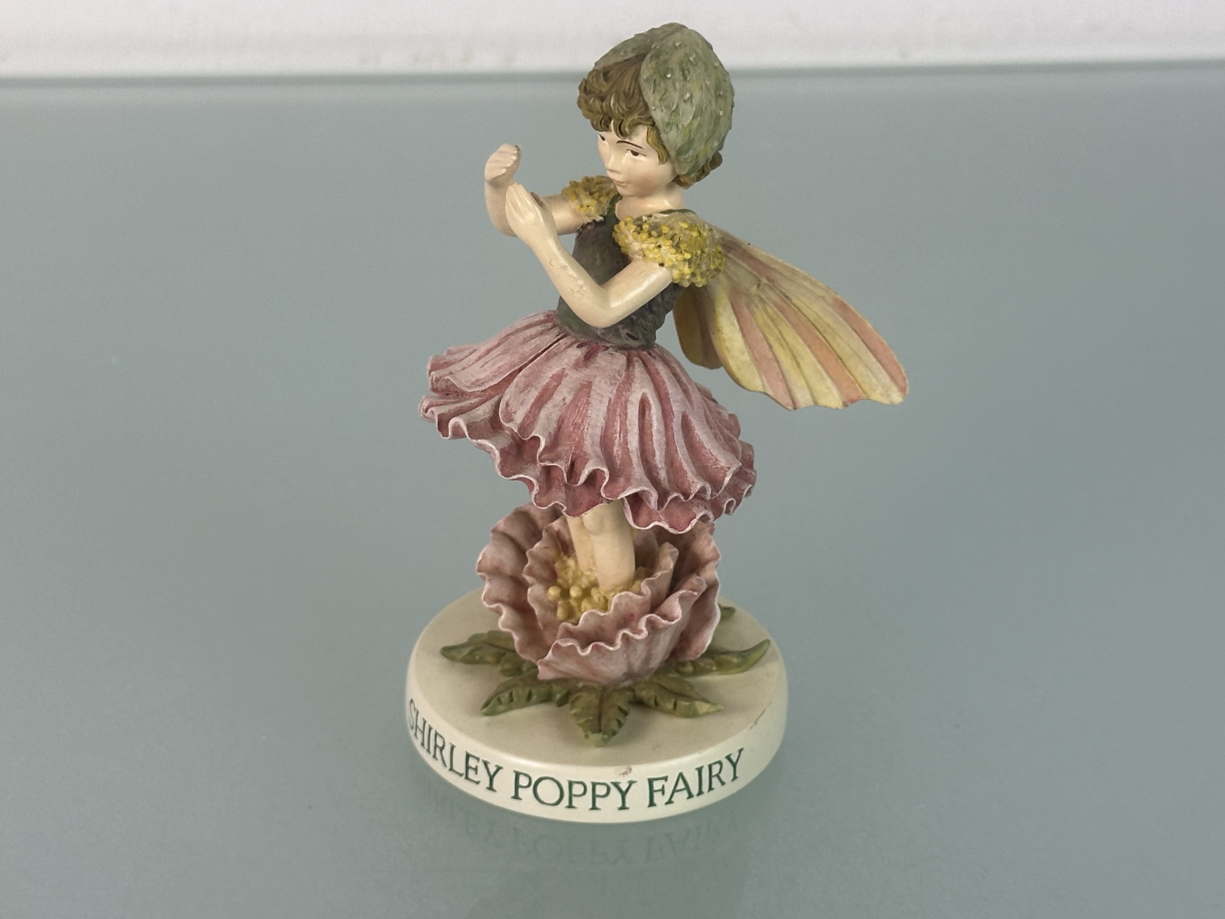 Fiebriger Floristin Shirley Poppy Figur "Flower Fairies" 11,5 cm. Top Zustand