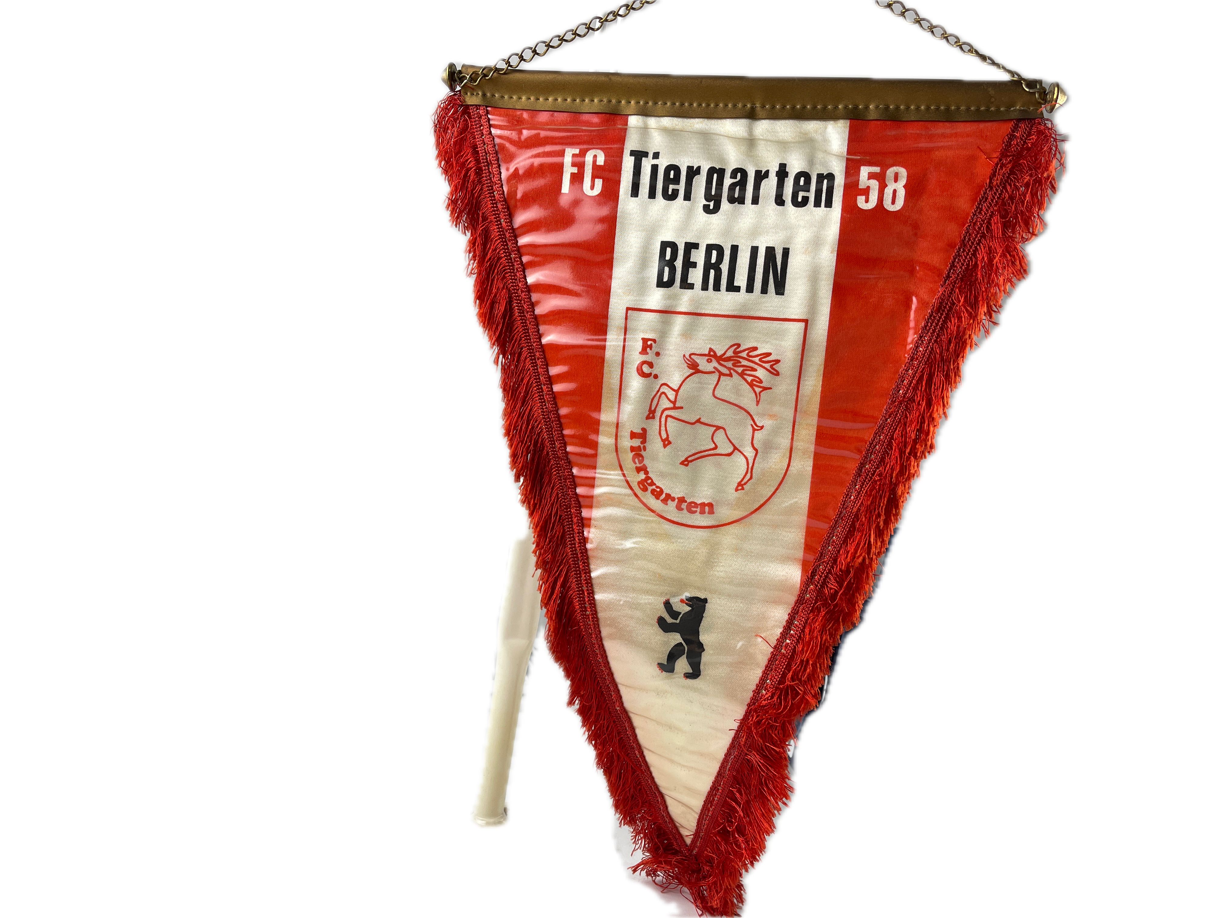 Sammler Wimpel FC Tiergarten 40 cm -  Top Zustand 